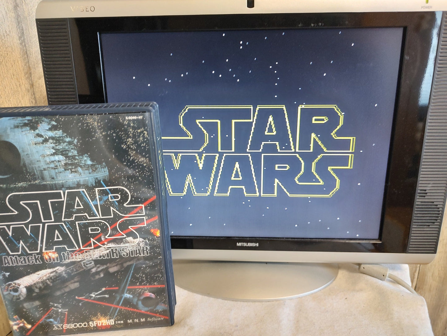 STAR WARS for SHARP X68000 Shooter Game Japan full set/Gamedisk,manual,Box-f0228