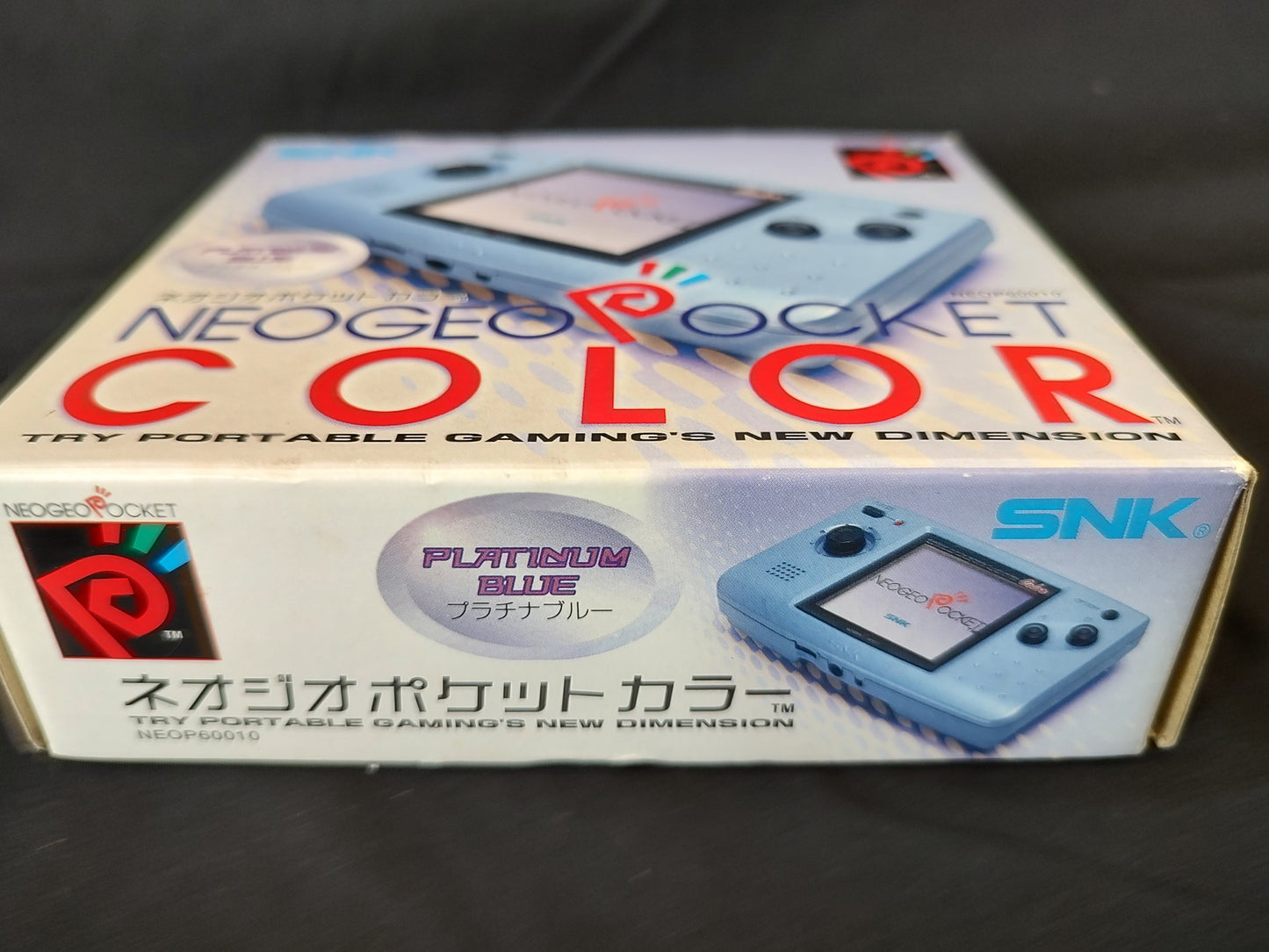 SNK NEOGEO POCKET Color Blue Console, Manual, boxed set, working-f0308-