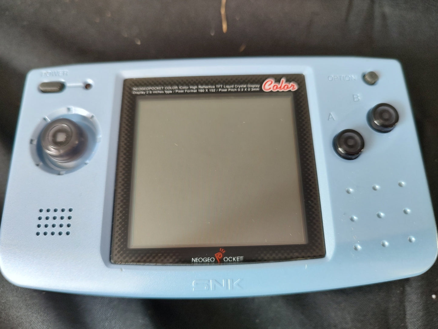 SNK NEOGEO POCKET Color Blue Console, Manual, boxed set, working-f0308-