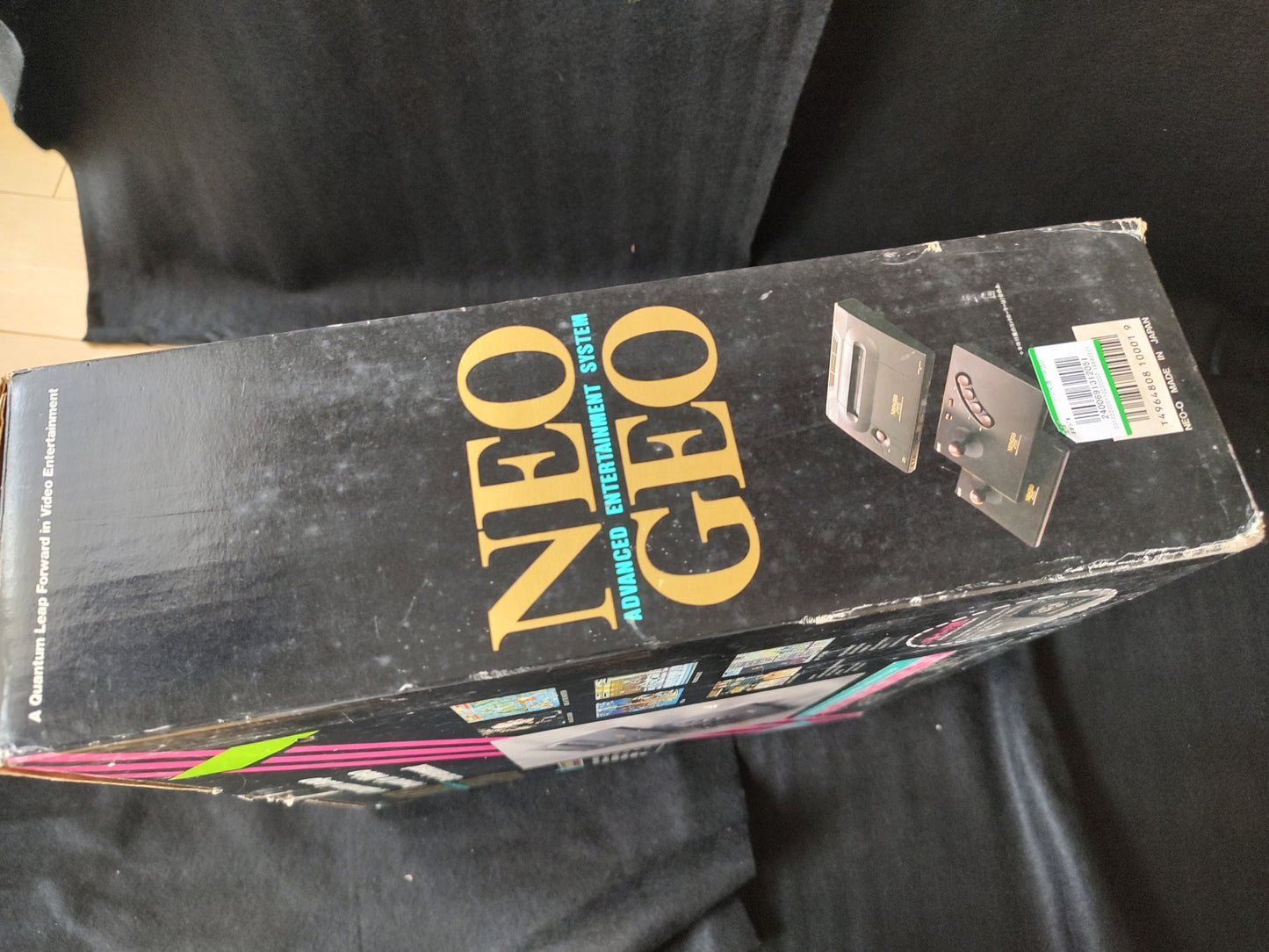 SNK NEOGEO AES ROM cartridge system Console NEO-0, w/manual, Pad, Box set-e0316-