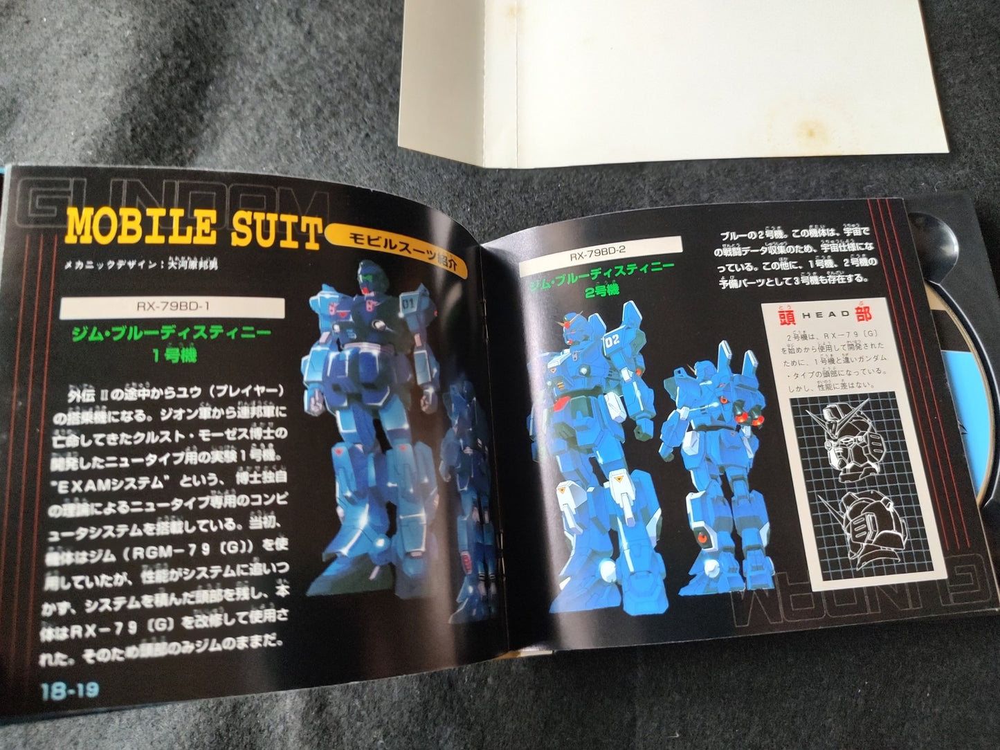 Mobile Suit Gundam, Gundam Gaiden 1,2,3, Z Gundam SEGA Saturn Games set-c0710-