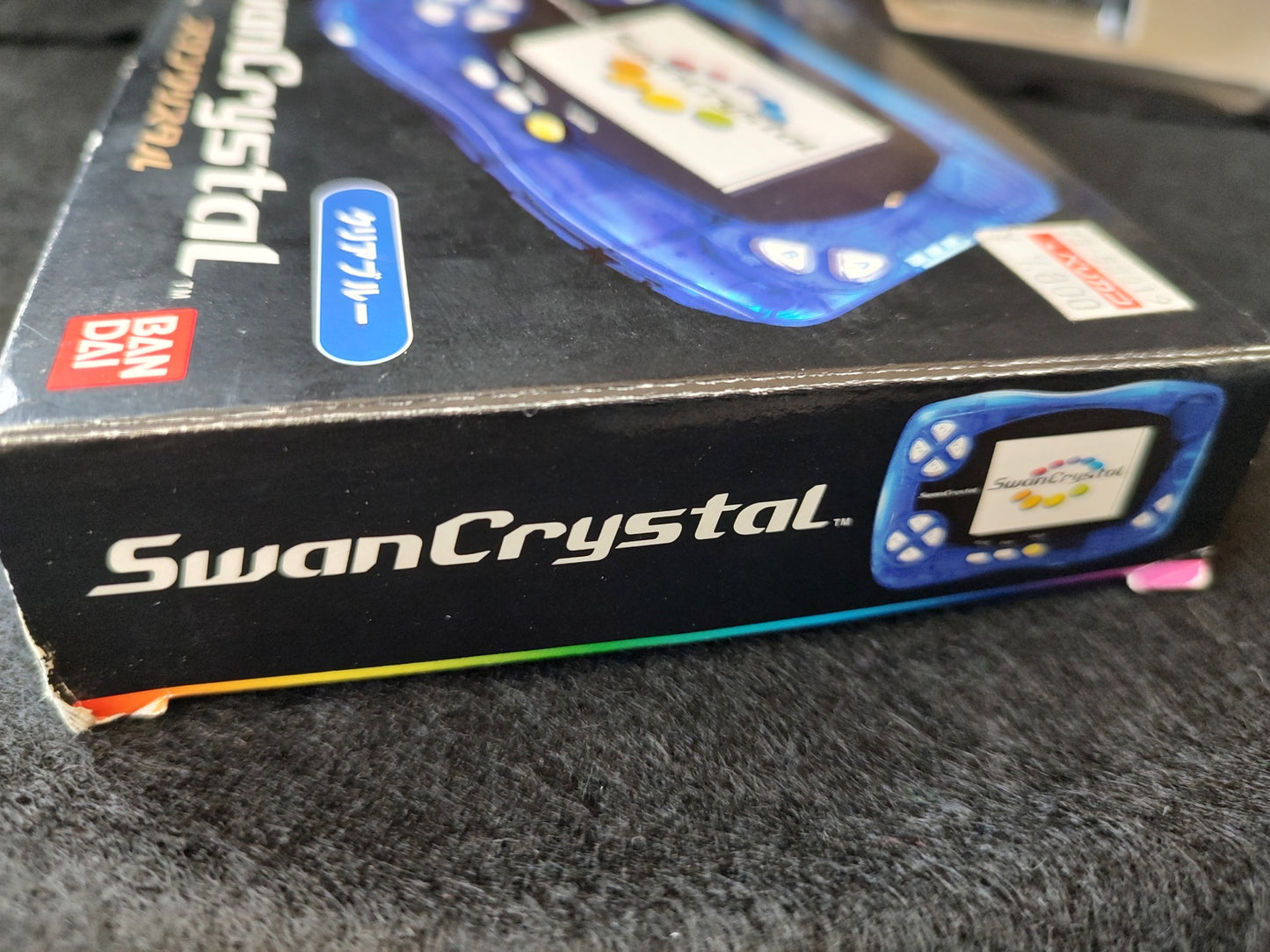 Bandai Wonder Swan Crystal Clear Blue BANDAI Console,Manual,Boexed set-d0929-