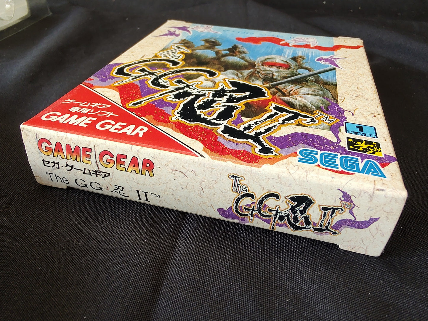 The GG Shinobi 2 SEGA GAME GEAR GG Cartridge,Manual,Boxed set tested-f0417-1