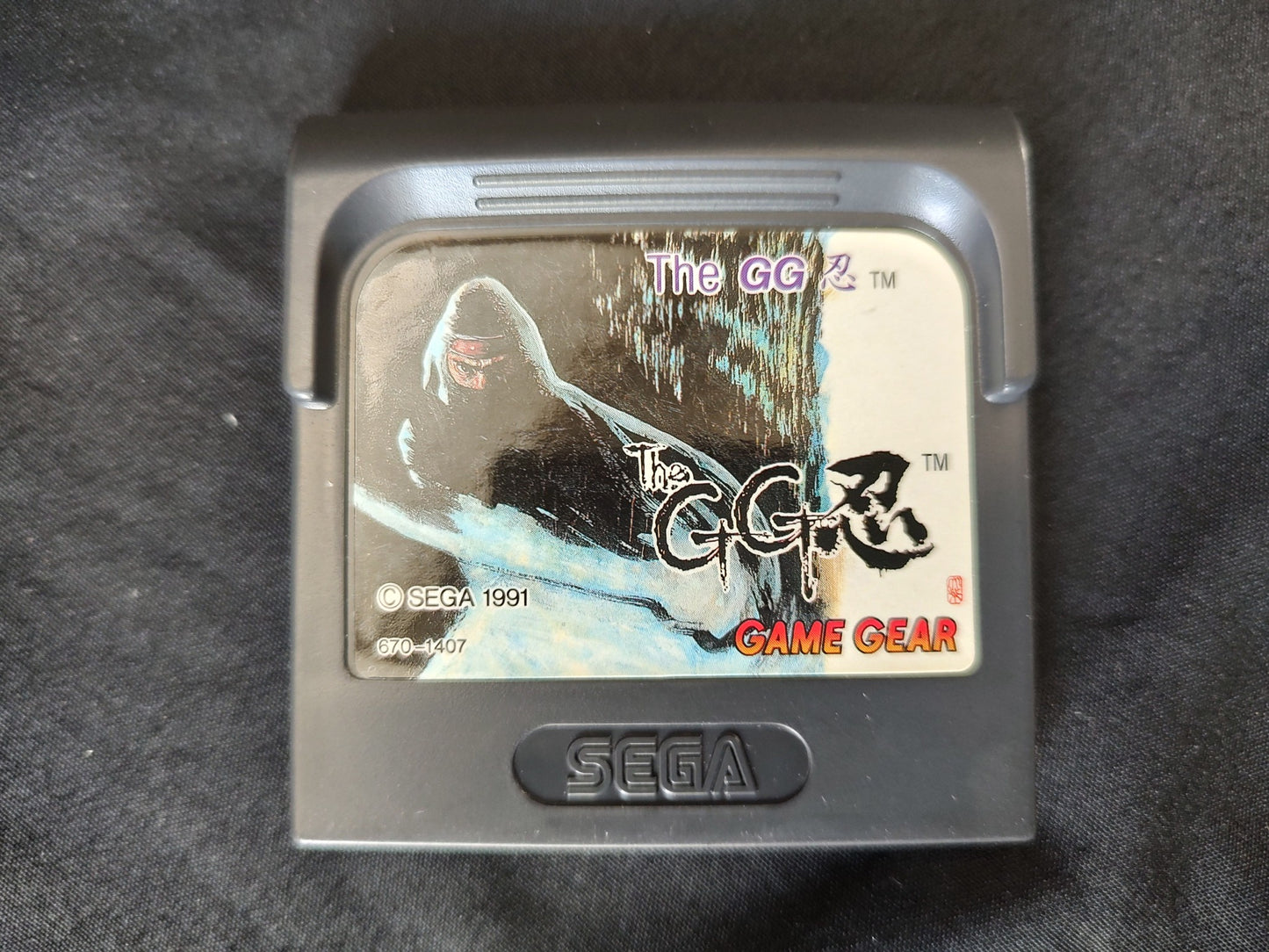 The GG Shinobi SEGA GAME GEAR GG Cartridge,Manual,Boxed set tested-f0416-2