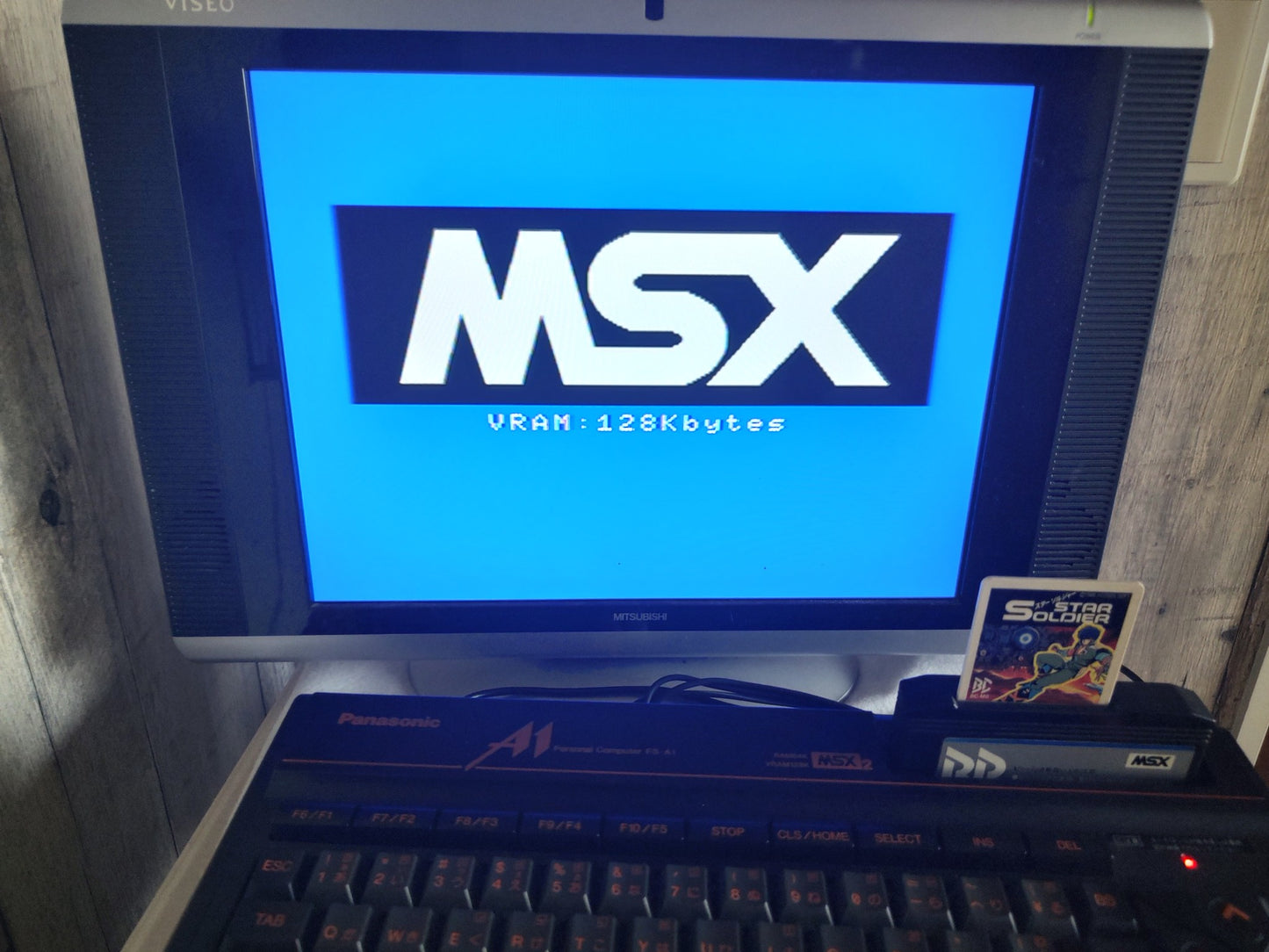 STAR SOLDIER MSX/MSX2 Game Card only, Working-f0420-