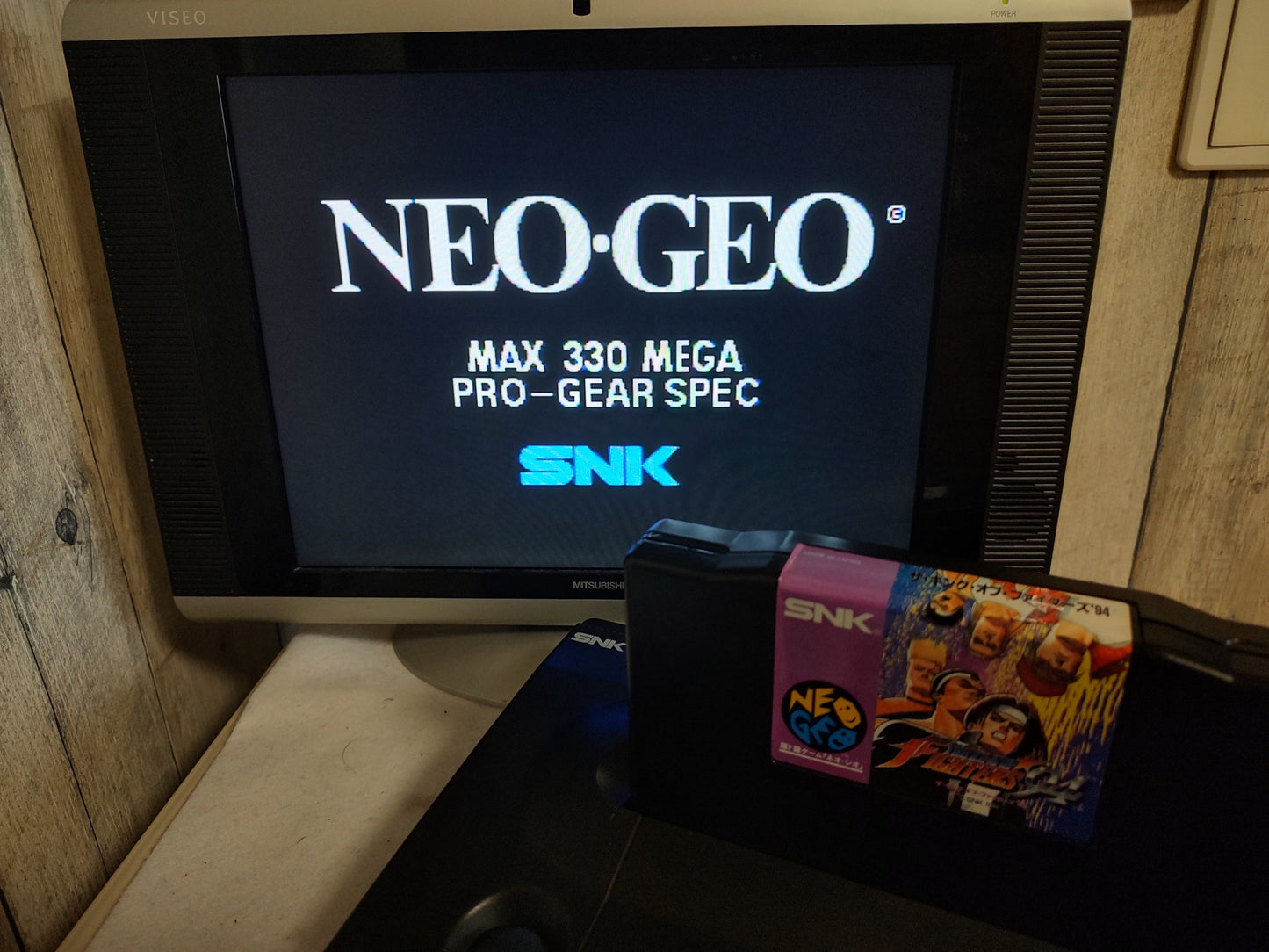KOF 94 THE KING OF FIGHTERS 94 SNK NEO GEO AES Cartridge only, Working-f0507- - Hakushin Retro Game shop