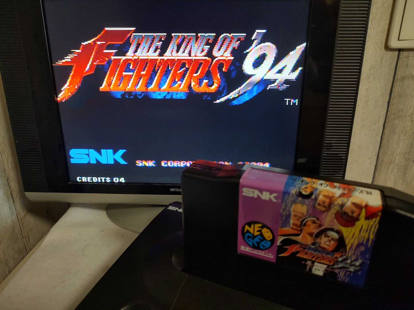 KOF 94 THE KING OF FIGHTERS 94 SNK NEO GEO AES Cartridge only, Working-f0507- - Hakushin Retro Game shop