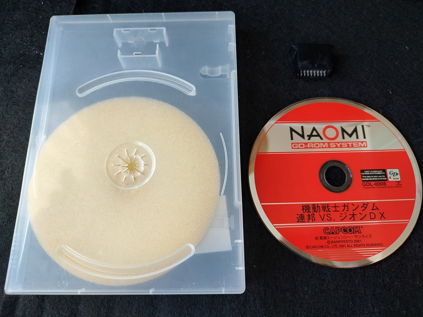 Mobile Suit Gundam: Federation vs Zeon DX NAOMI GD-ROM Disk, KEY chip set-f0509