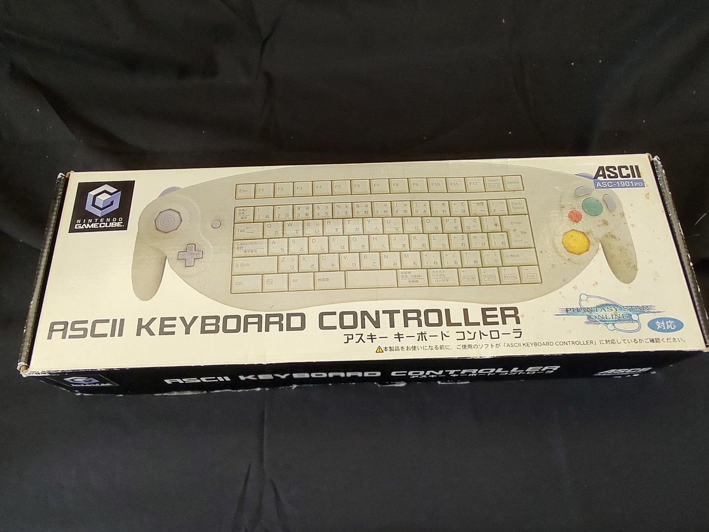 Nintendo GameCube ASCII keyboard Controller ACS-1901PO, not tested-f0512-