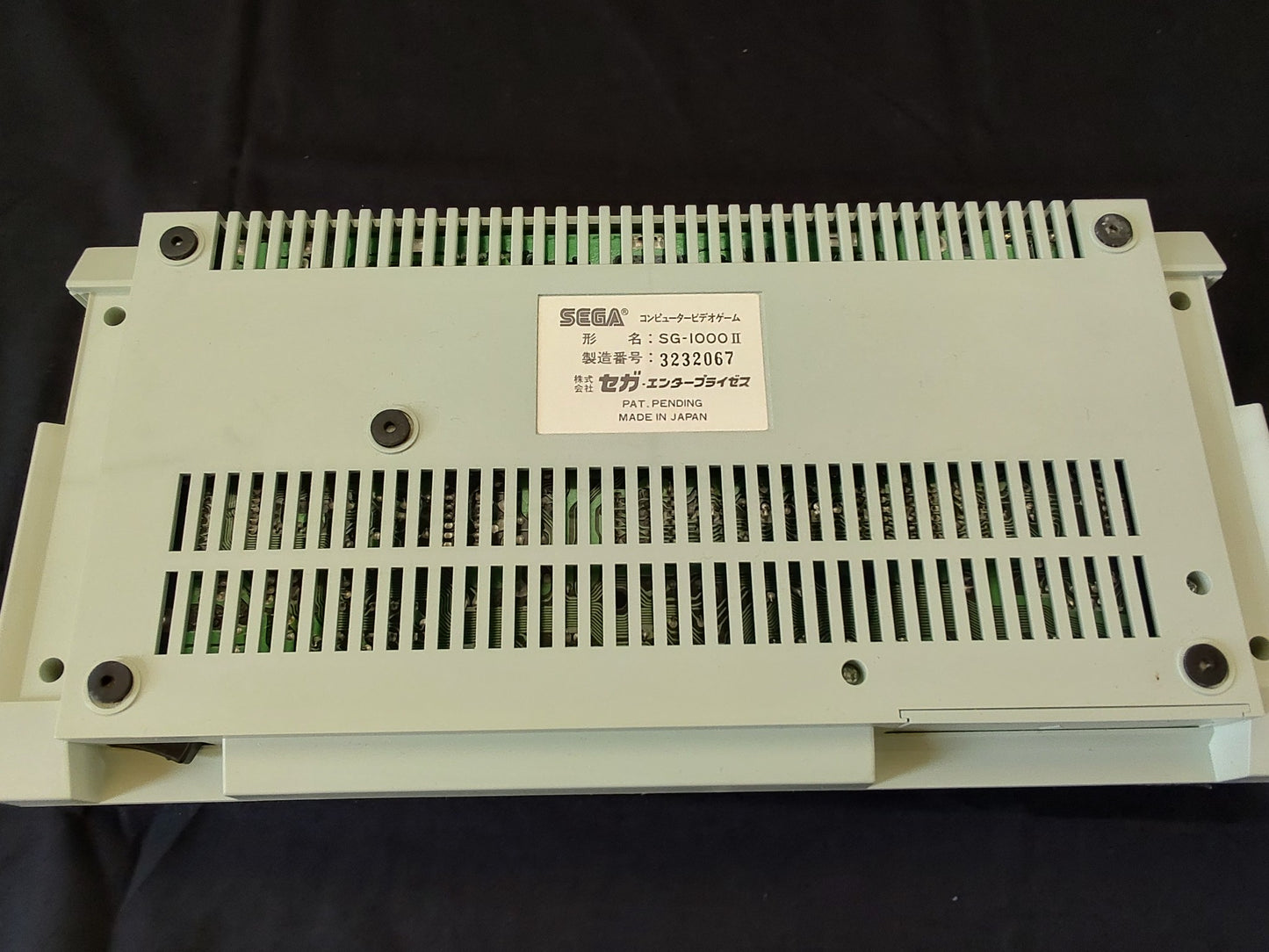 SEGA SG-1000Ⅱ CONSOLE System, Pads, PSU(AC adapter), Manual, Box set-f0512-