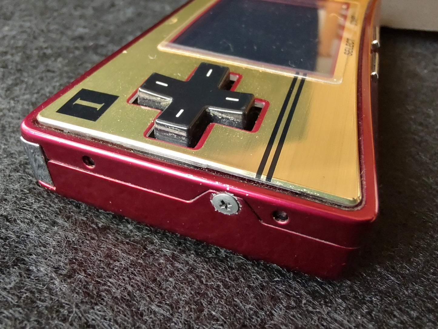 Nintendo Gameboy Micro Famicom 20th Anniversary Edition console OXY-001 -f0515-2