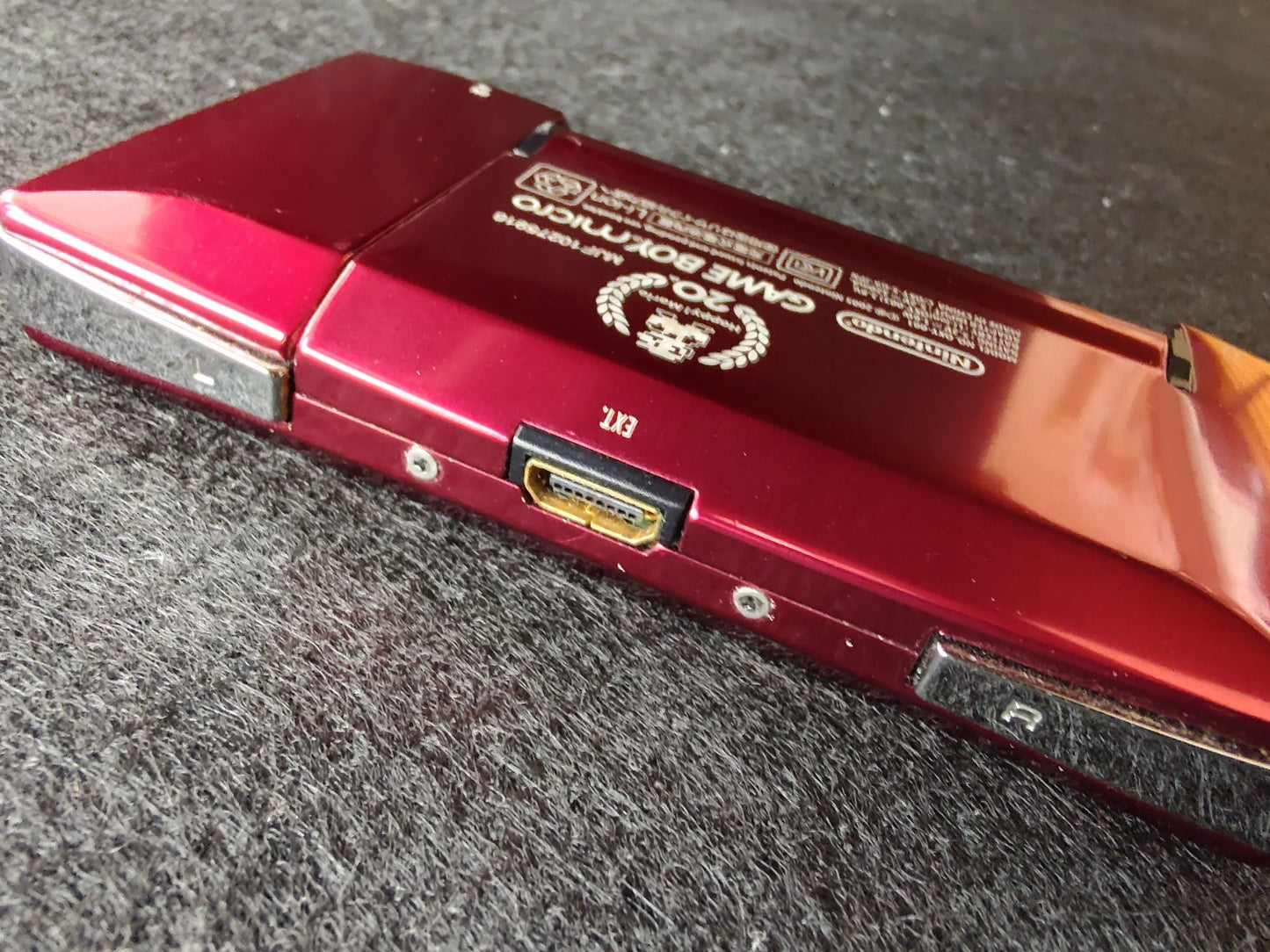 Nintendo Gameboy Micro Famicom 20th Anniversary Edition console OXY-001 -f0515-2