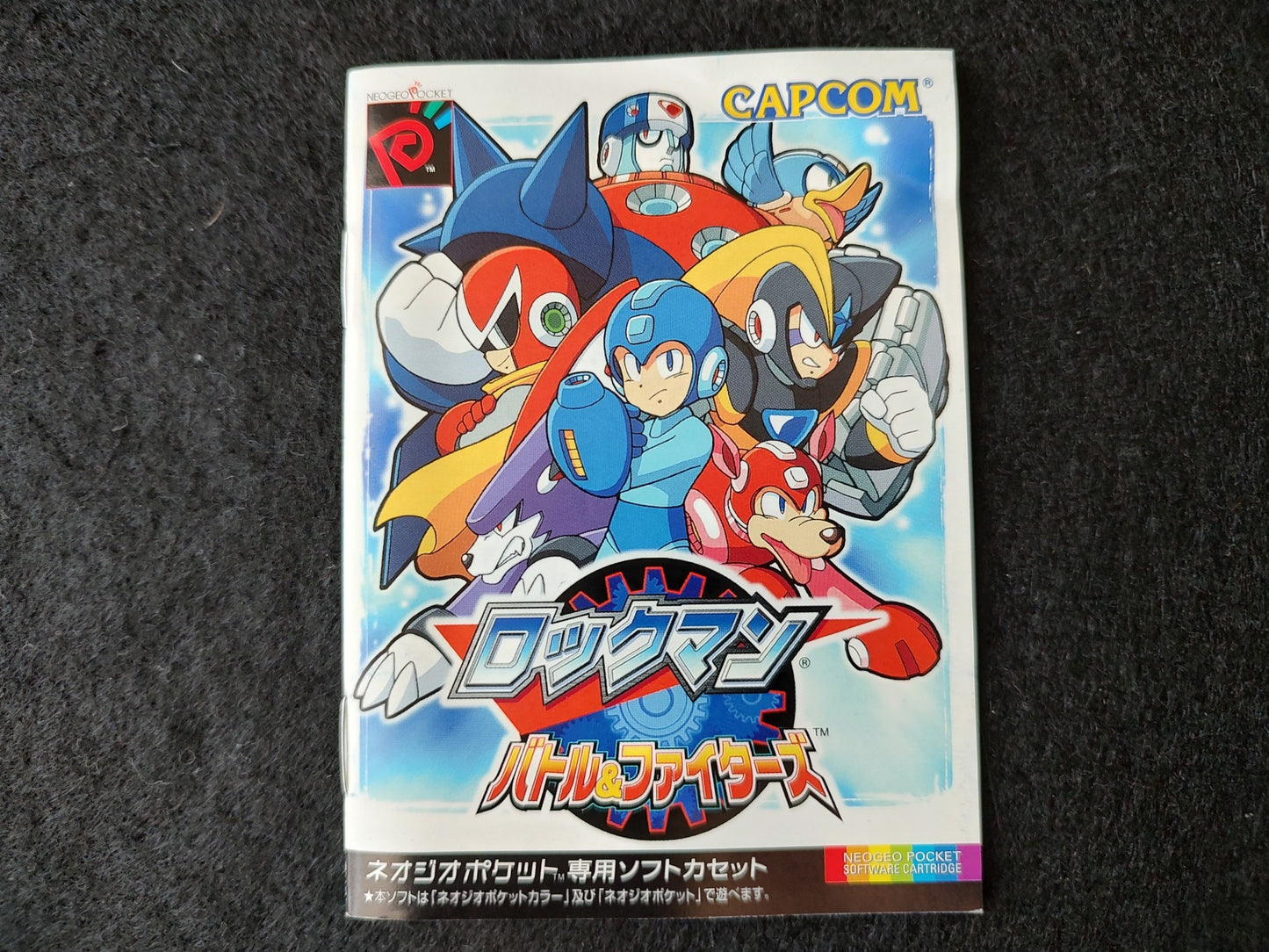 Rockman (MEGAMAN) Battle and Fighters NEOGEO Pocket NGP Cart,Manual,Boxed-f0516-