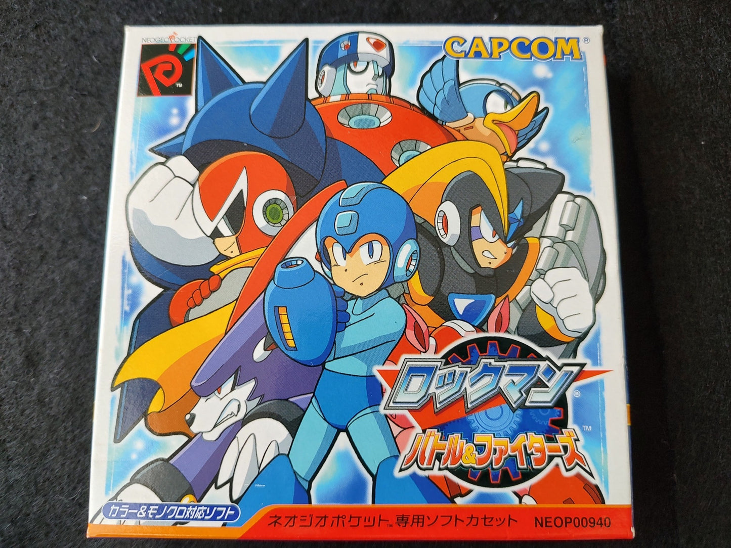 Rockman (MEGAMAN) Battle and Fighters NEOGEO Pocket NGP Cart,Manual,Boxed-f0516-