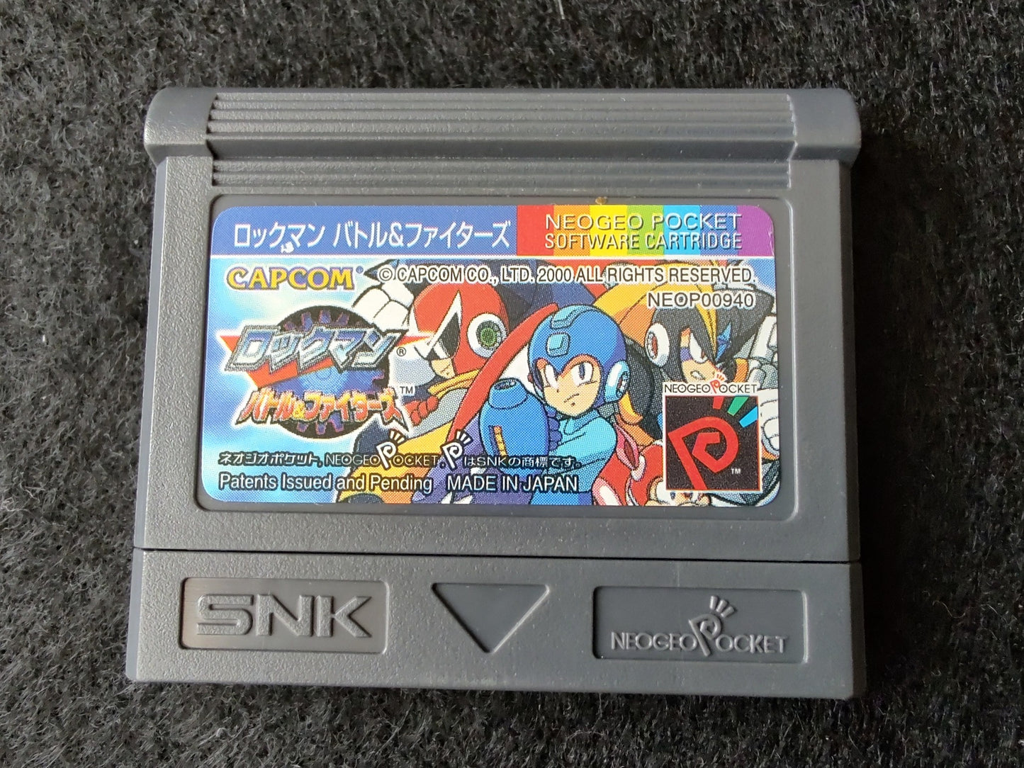 Rockman (MEGAMAN) Battle and Fighters NEOGEO Pocket NGP Cart,Manual,Boxed-f0516-