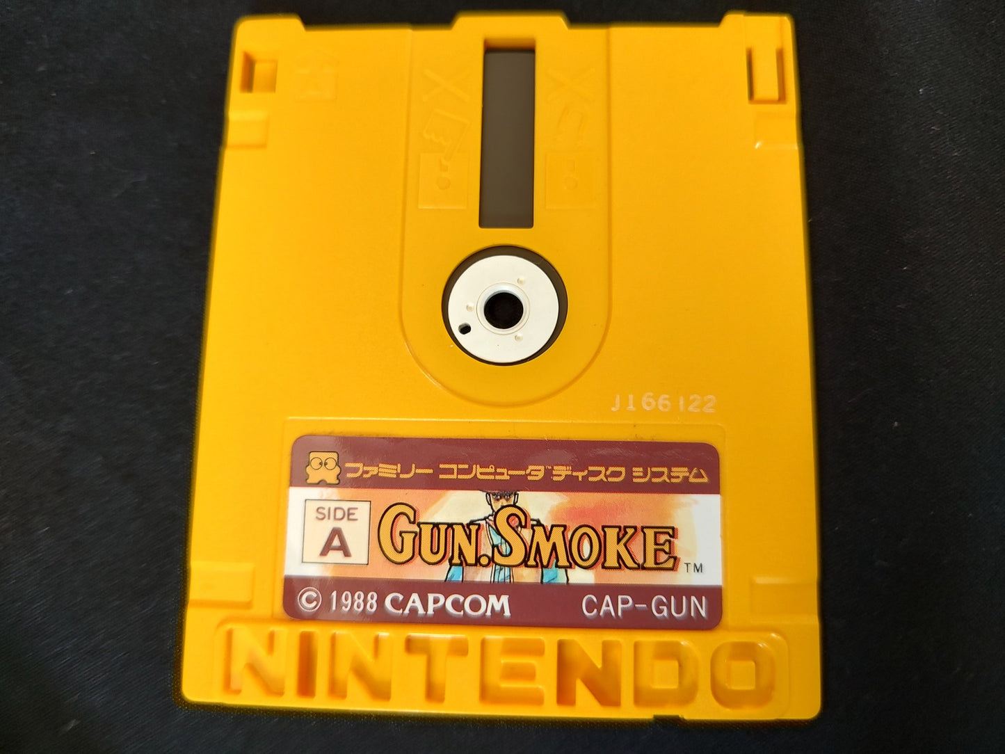 Gun Smoke FAMICOM (NES) Disk System, Game disk set, tested-f0515-