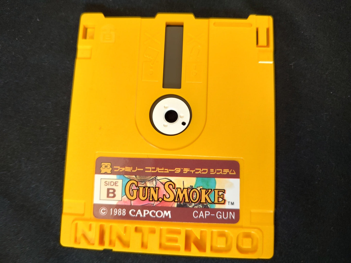 Gun Smoke FAMICOM (NES) Disk System, Game disk set, tested-f0515-