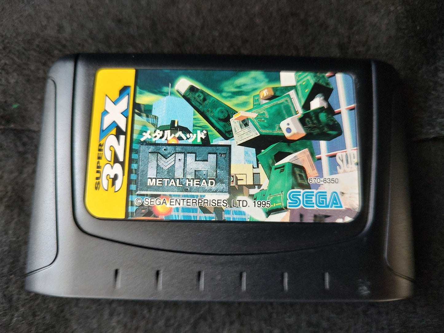 METAL HEAD SEGA MEGA DRIVE (GENESIS) SUPER 32X/ Cartridge,manual,Boxed-f0517-