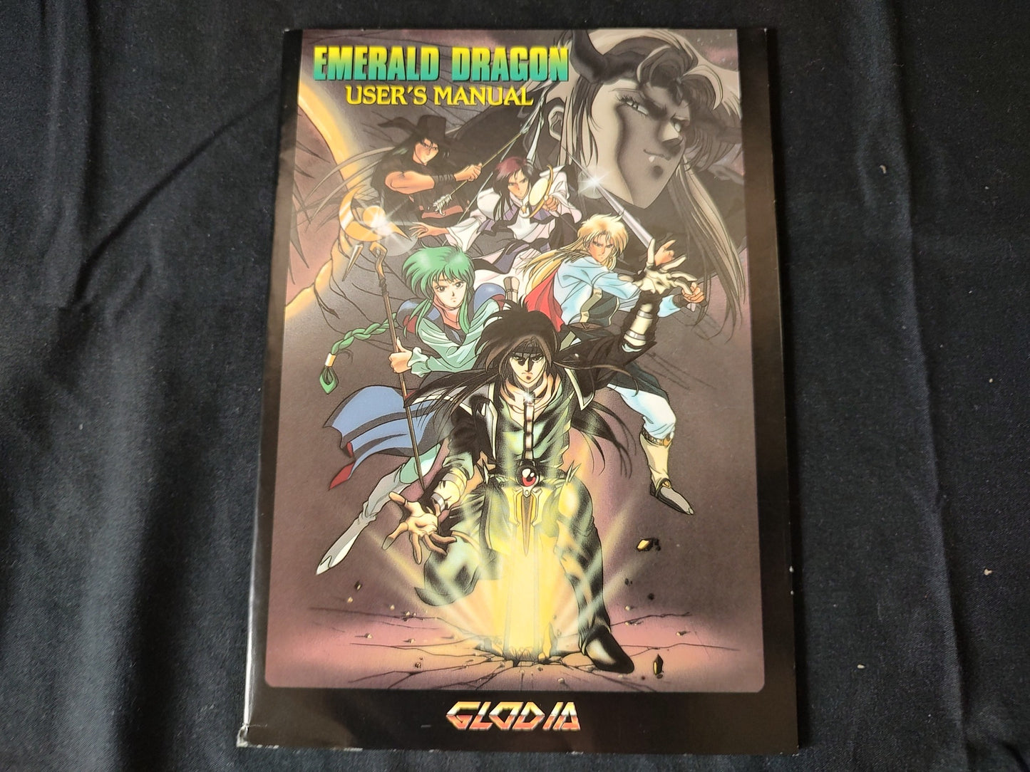 EMERALD DRAGON FM TOWNS Marty Game, Disk, Manual and Box set, Working, Japan