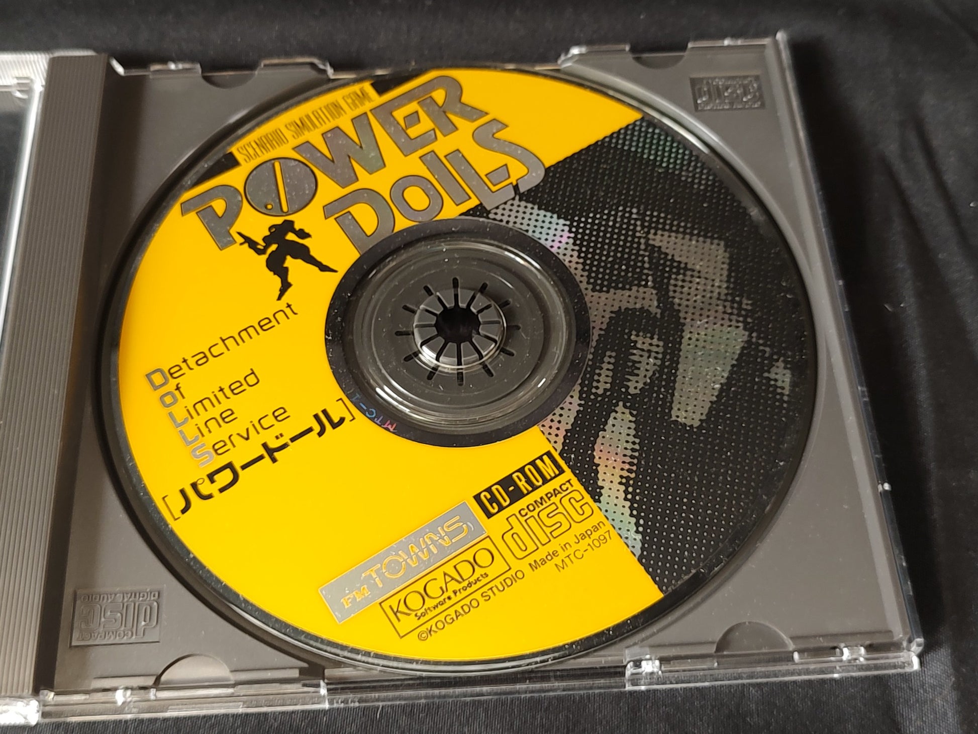 POWER DoLLS FM TOWNS Marty Game, Disk, Manual and Box set, Working-f0513- - Hakushin Retro Game shop