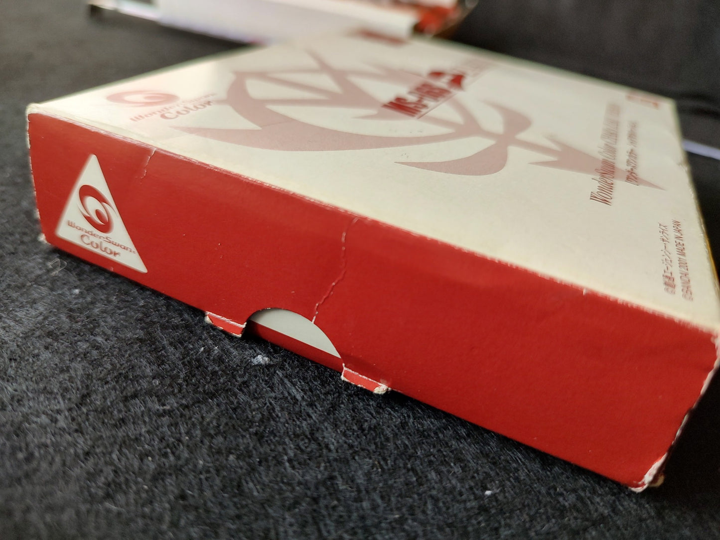 WONDERSWAN Color Console GUNDAM CHAR's ZAKU II Red Ver. w/manual, box set-e0519-