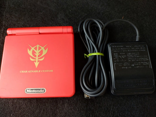 GUNDAM Exclusive use of Char LIMITED EDITION GAMEBOY ADVANCE SP CONSOLE -f0520-