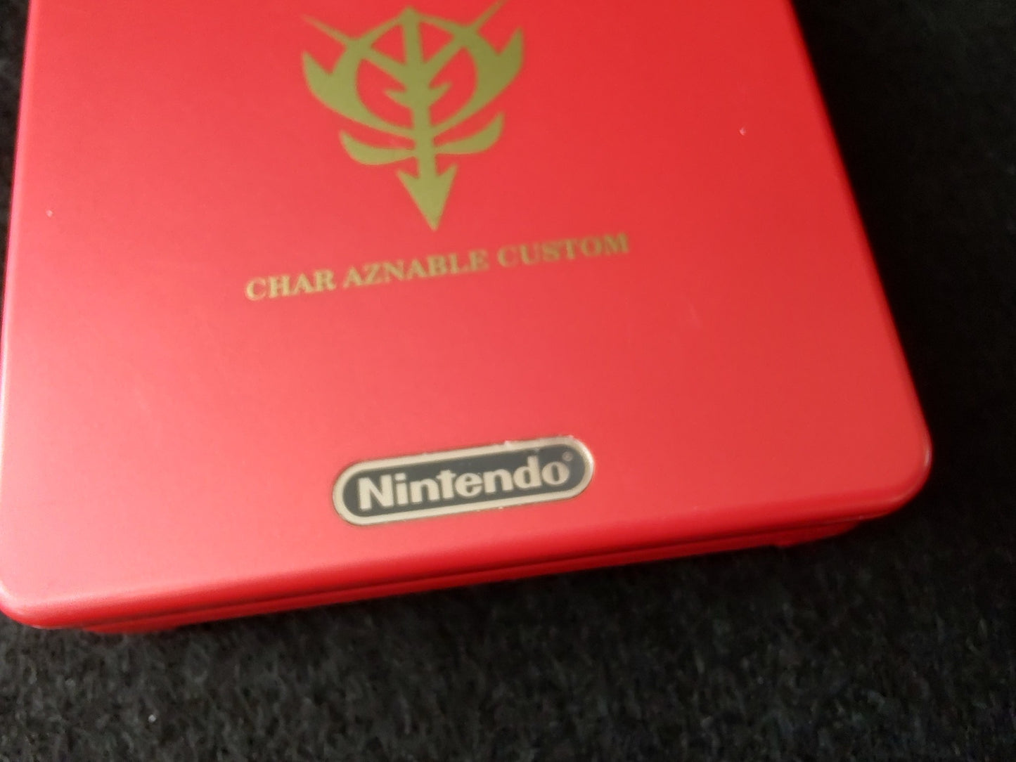 GUNDAM Exclusive use of Char LIMITED EDITION GAMEBOY ADVANCE SP CONSOLE -f0520-