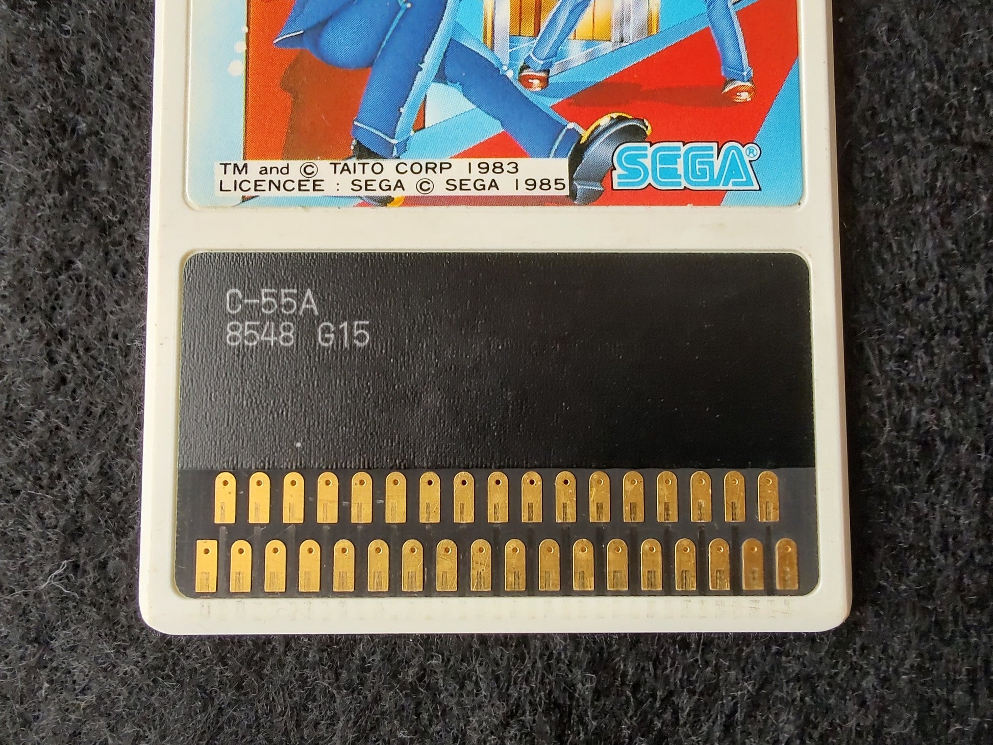 ELEVATOR ACTION Game Card only SEGA Master system MK-2000/Mark3  Working-f0520- - Hakushin Retro Game shop