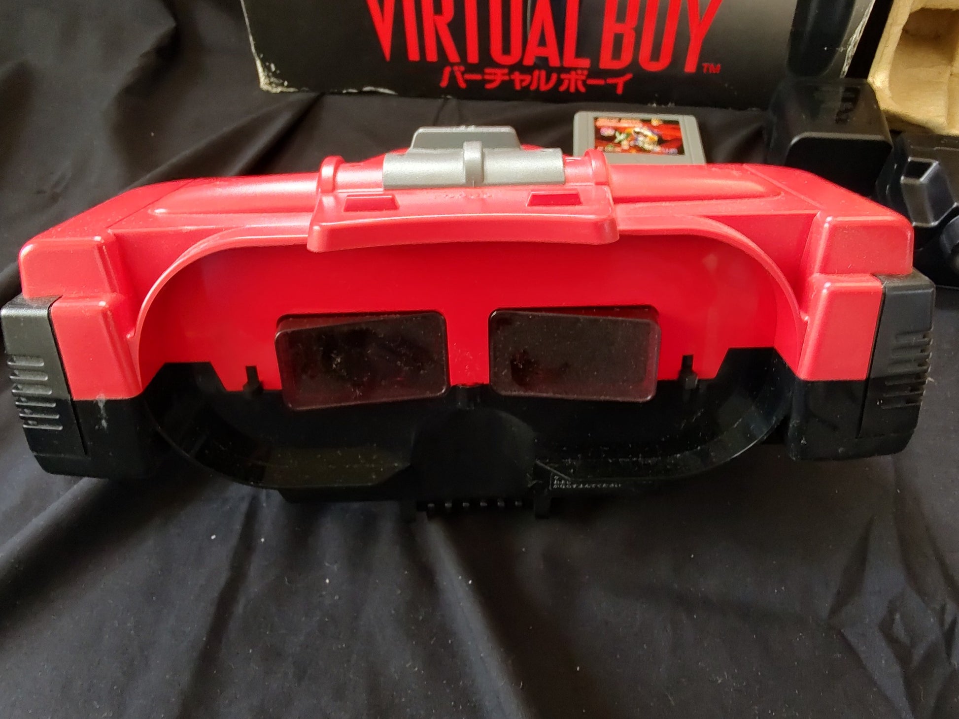 Nintendo Virtual Boy Console, Pad, Manual, Game w/Accessories, Box set-f0524- - Hakushin Retro Game shop