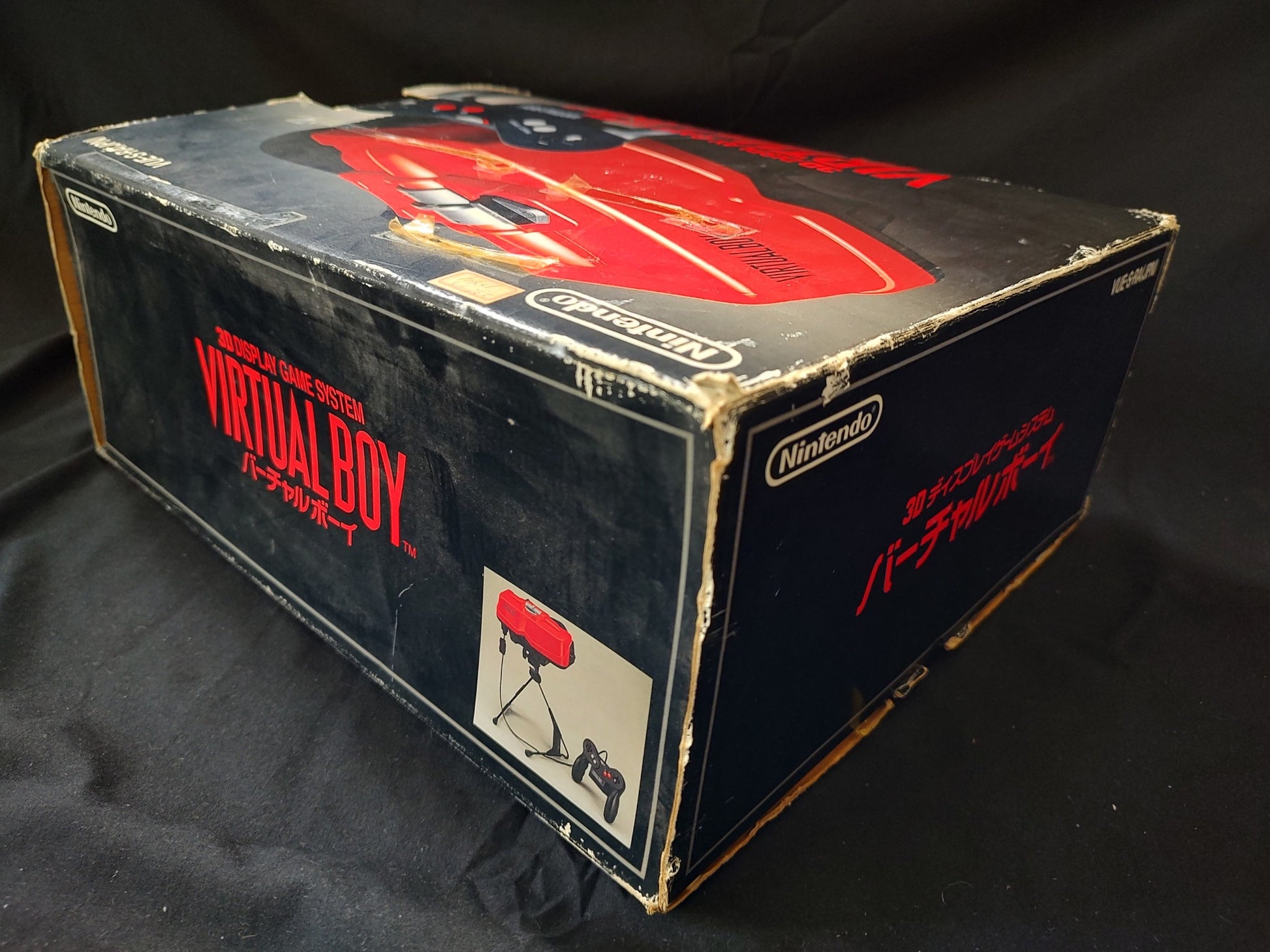 Nintendo Virtual Boy Console, Pad, Manual, Game w/Accessories, Box set-f0524- - Hakushin Retro Game shop