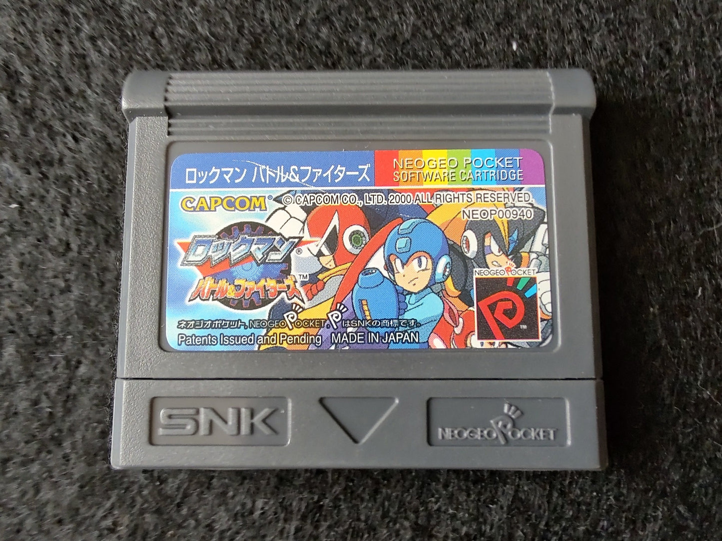 Rockman (MEGAMAN) Battle and Fighters NEOGEO Pocket NGP Cart,Manual,Boxed-f0525-