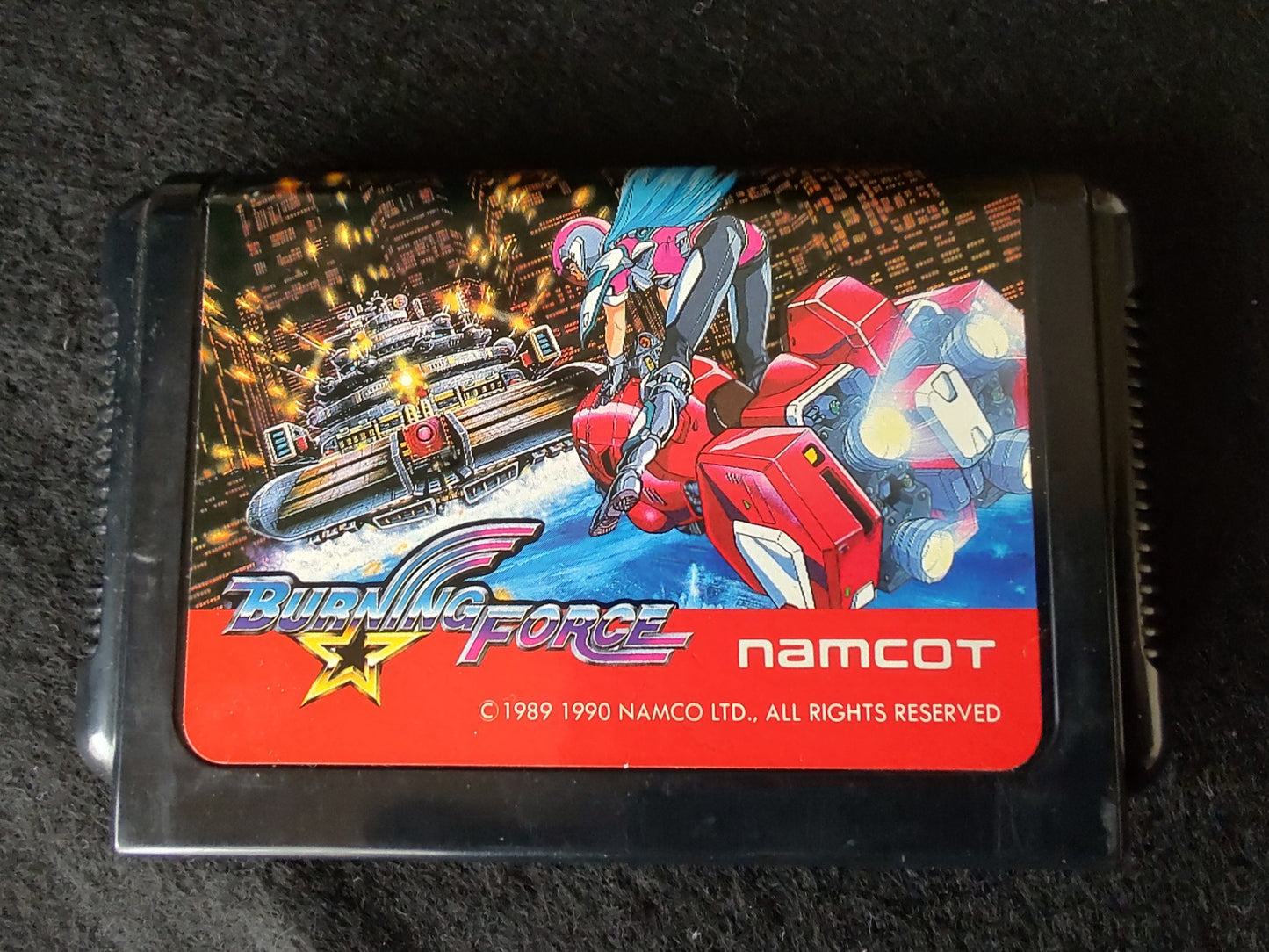 BURNING FORCE SEGA MEGA DRIVE Genesis Cartridge, Boxed set, Working-f0528-