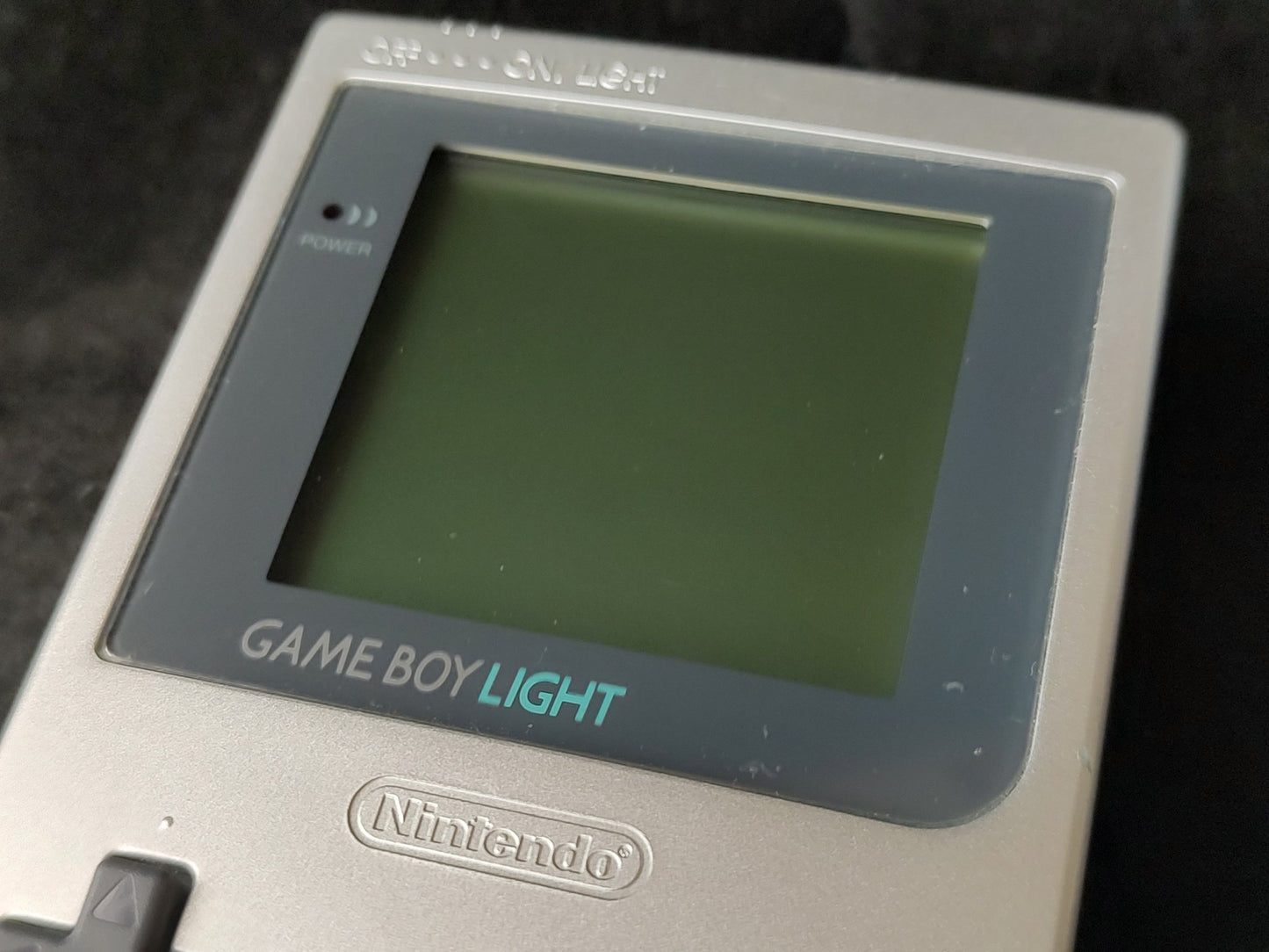 Nintendo Game boy Light Silver color console MGB-101, Manual, Boxed set-e0602-