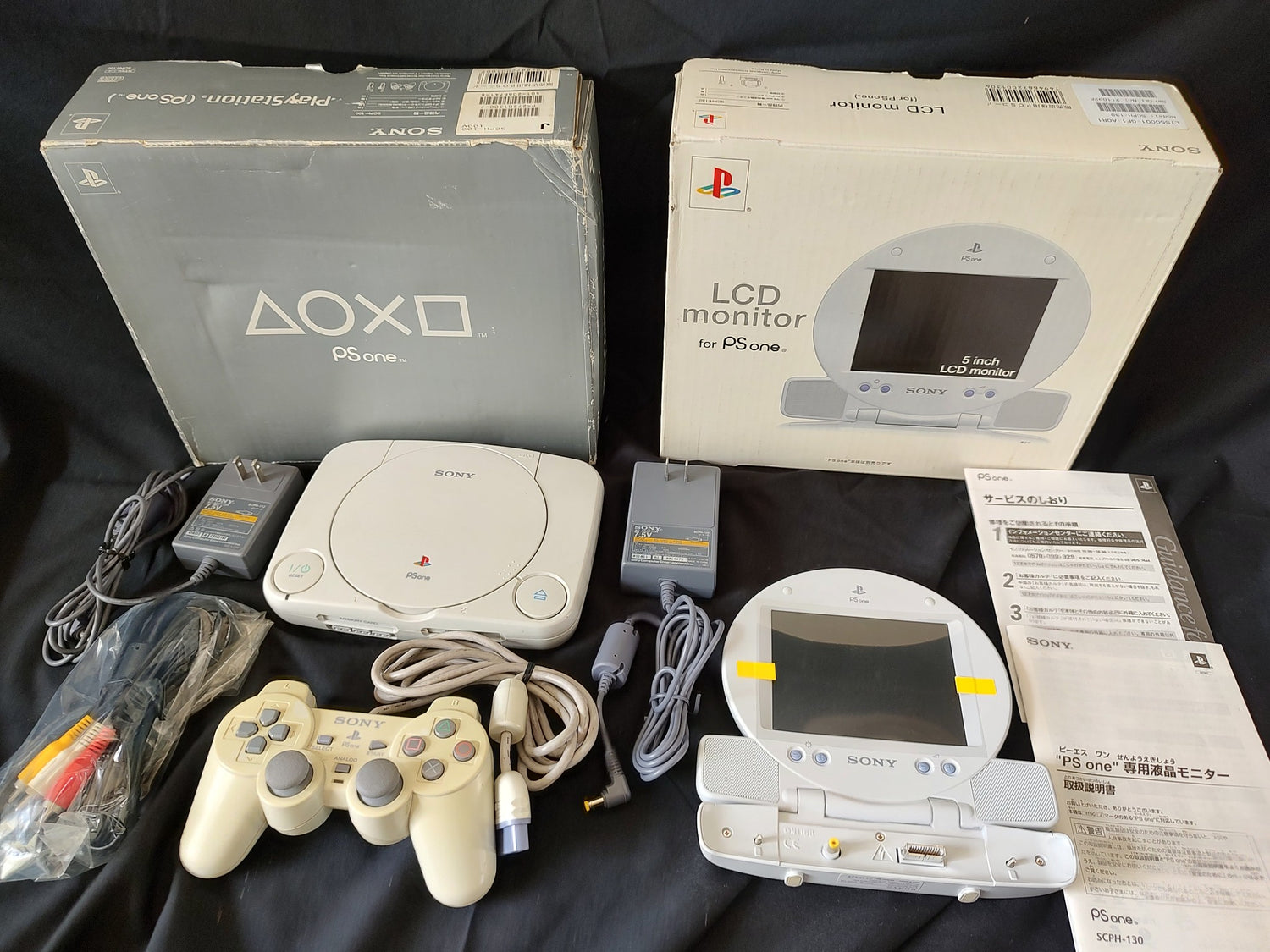 Sony PlayStation PS one Console,LCD monitor,PSU and Controller set NTS