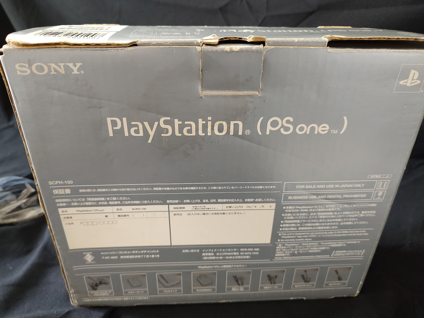 Sony PlayStation PS one Console,LCD monitor,PSU and Controller set NTSC-J-f0607-