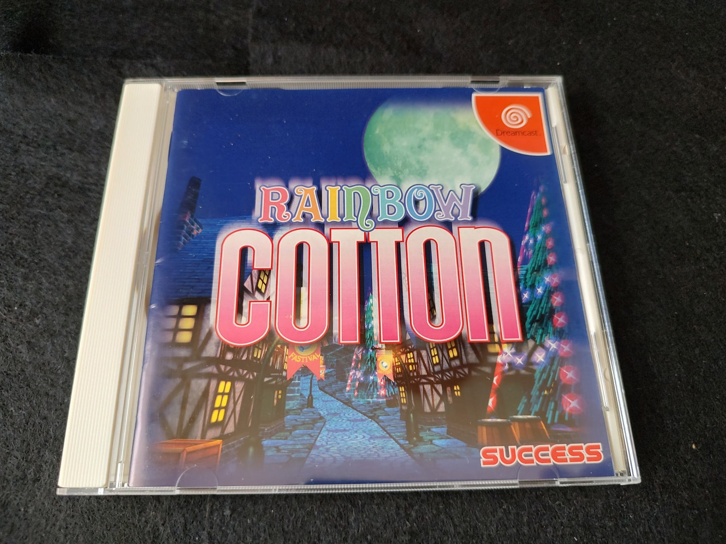 Rainbow cotton SEGA DreamCast Game /Game disk,Manual,Boxed set tested-f0608-
