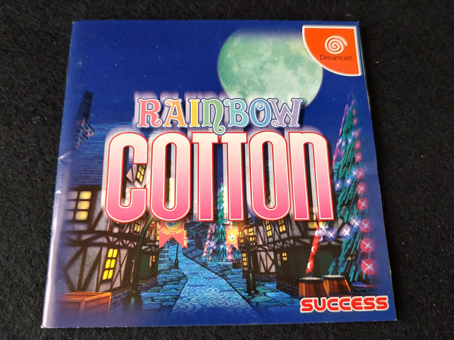 Rainbow cotton SEGA DreamCast Game /Game disk,Manual,Boxed set tested-f0608-