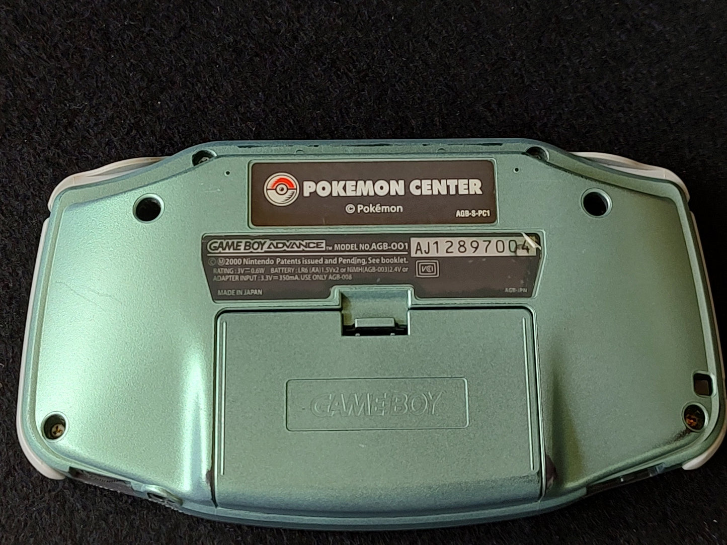Pokemon Celebi Green LIMITED EDITION GAMEBOY ADVANCE CONSOLE GBA/tested -f0615-