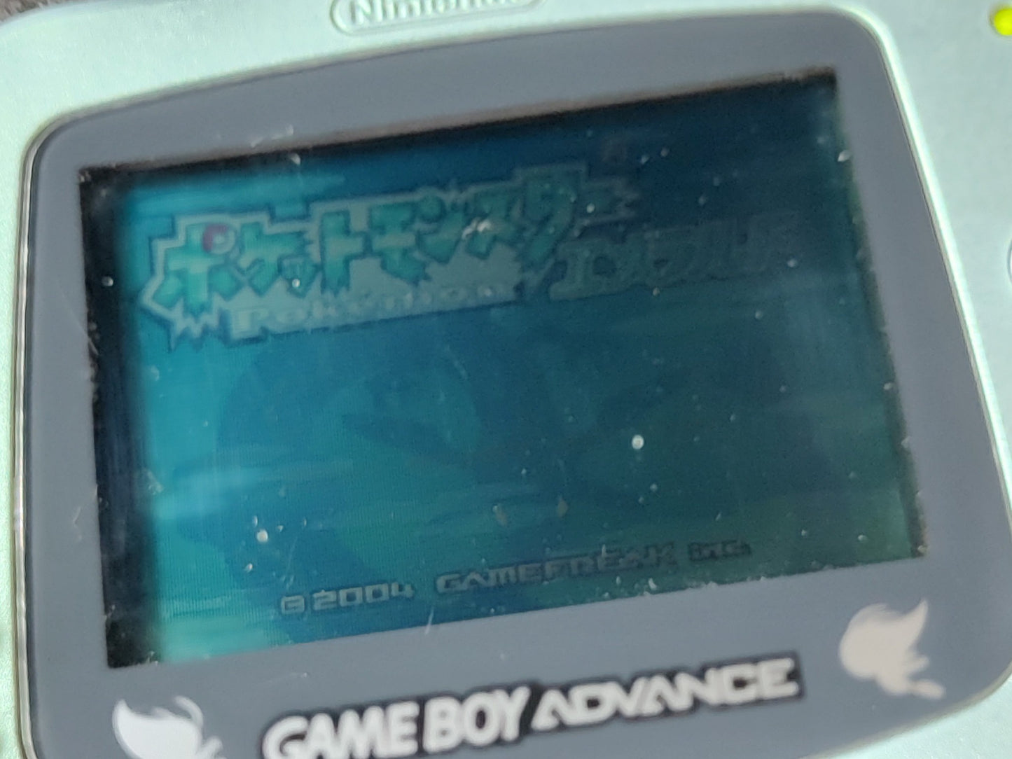 Pokemon Celebi Green LIMITED EDITION GAMEBOY ADVANCE CONSOLE GBA/tested -f0615-
