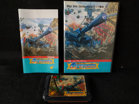GRANADA SEGA MEGA DRIVE Genesis W/Manual, Box, working-f0616-