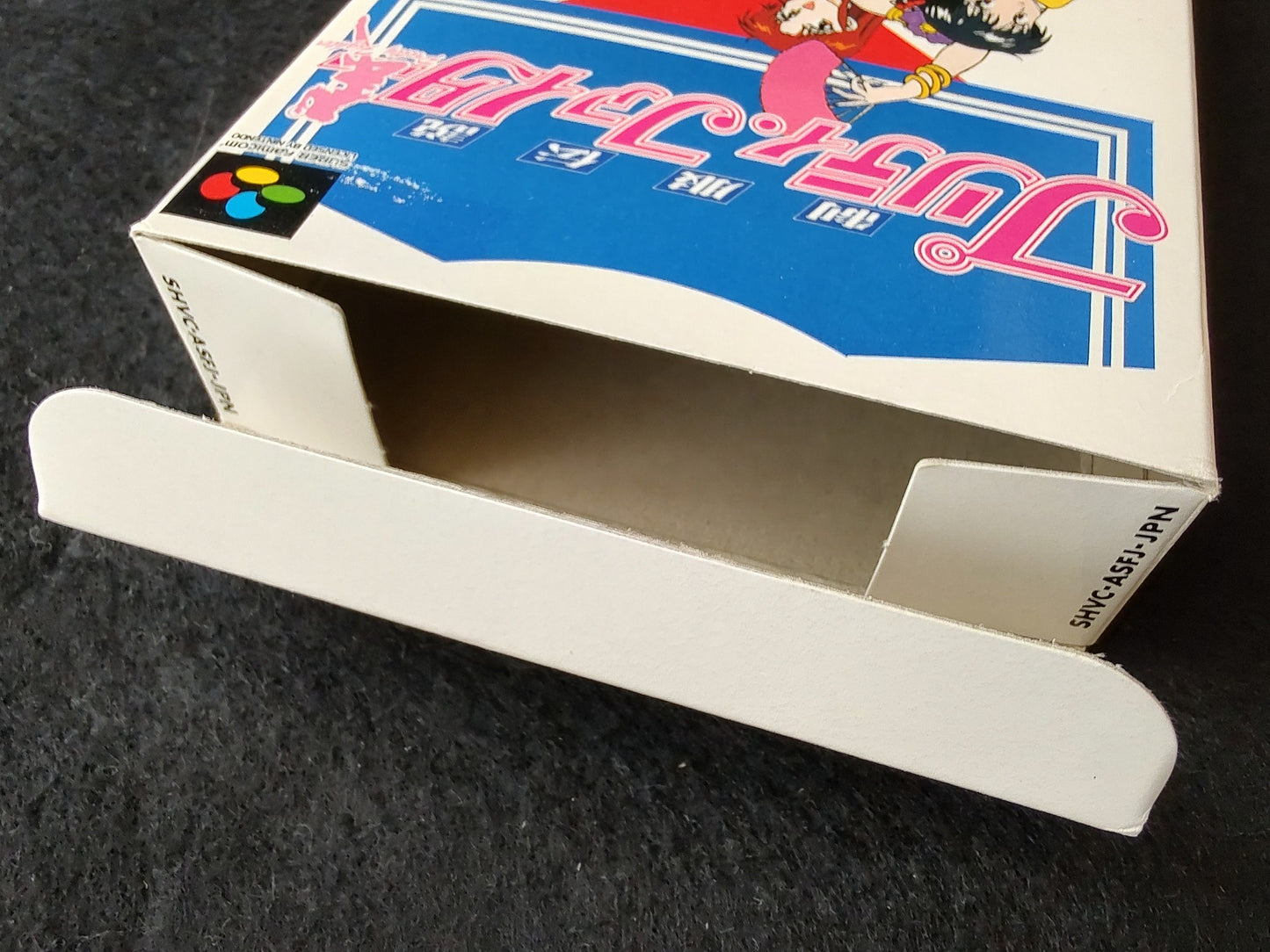 PRETTY FIGHTER Seifuku Densetsu Super Famicom Cartridge, W/Manual, and Box-f0618