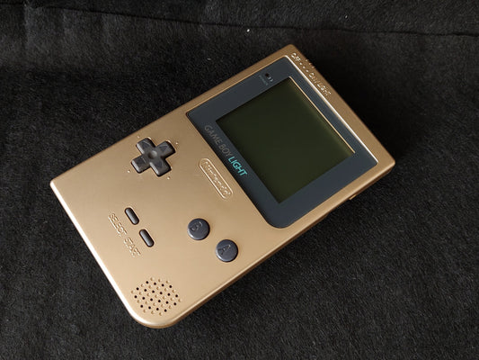 Nintendo Gameboy Light Gold color console MGB-101/ Working-f0621-