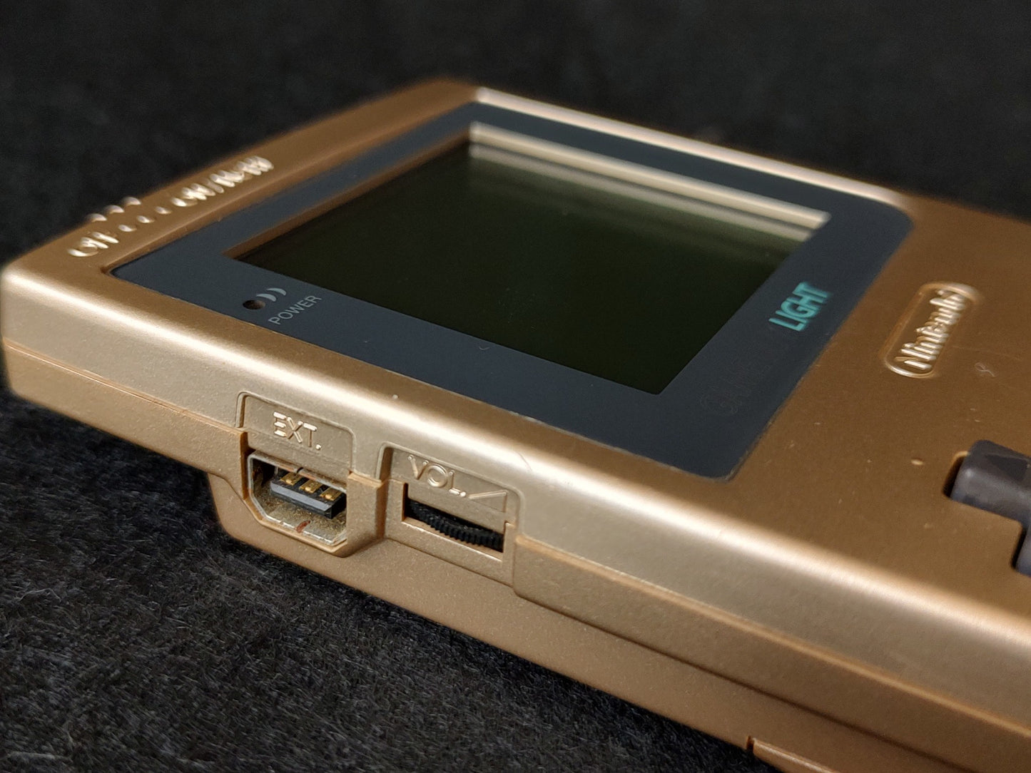Nintendo Gameboy Light Gold color console MGB-101/ Working-f0621-