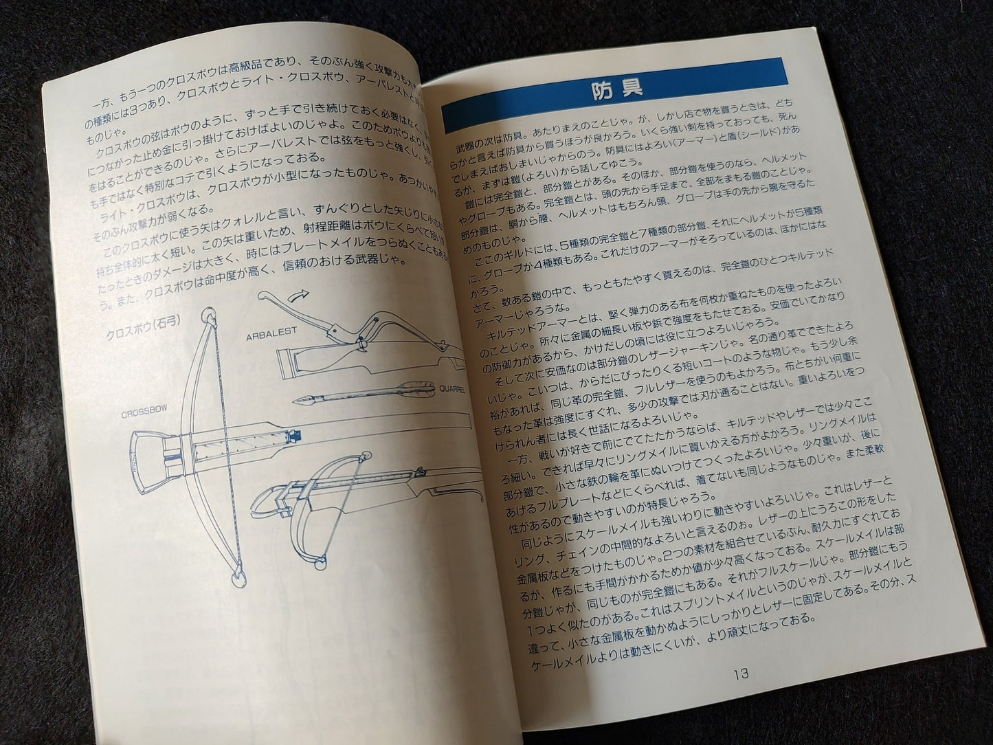 PC-8801 PC88 Advanced Fantasian Game Disks, Manual, Box set, Working-f0623-