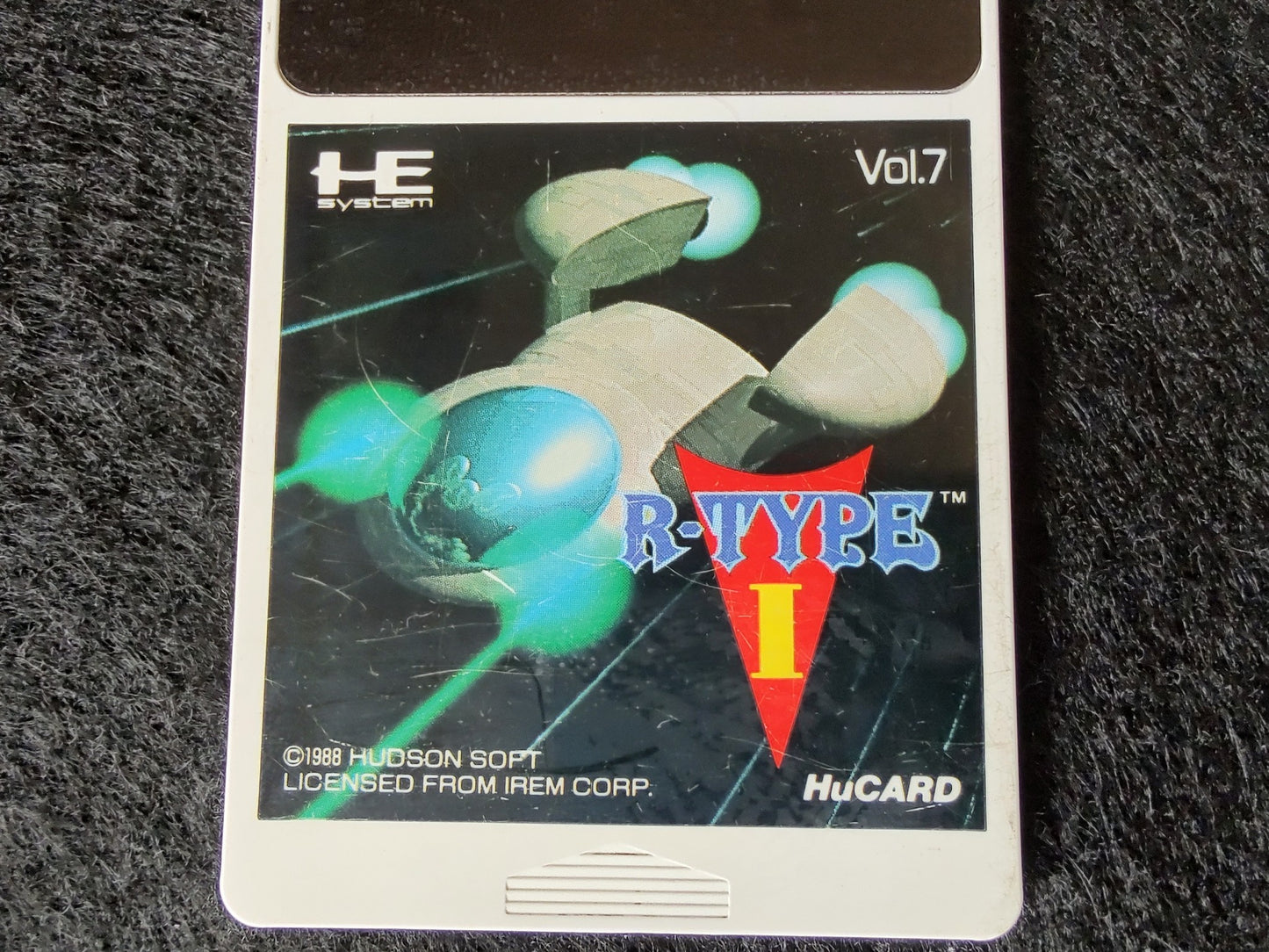 R-TYPE part1 NEC PC Engine TurboGrafx-16 PCE game/Hu-Card only tested-f0623-