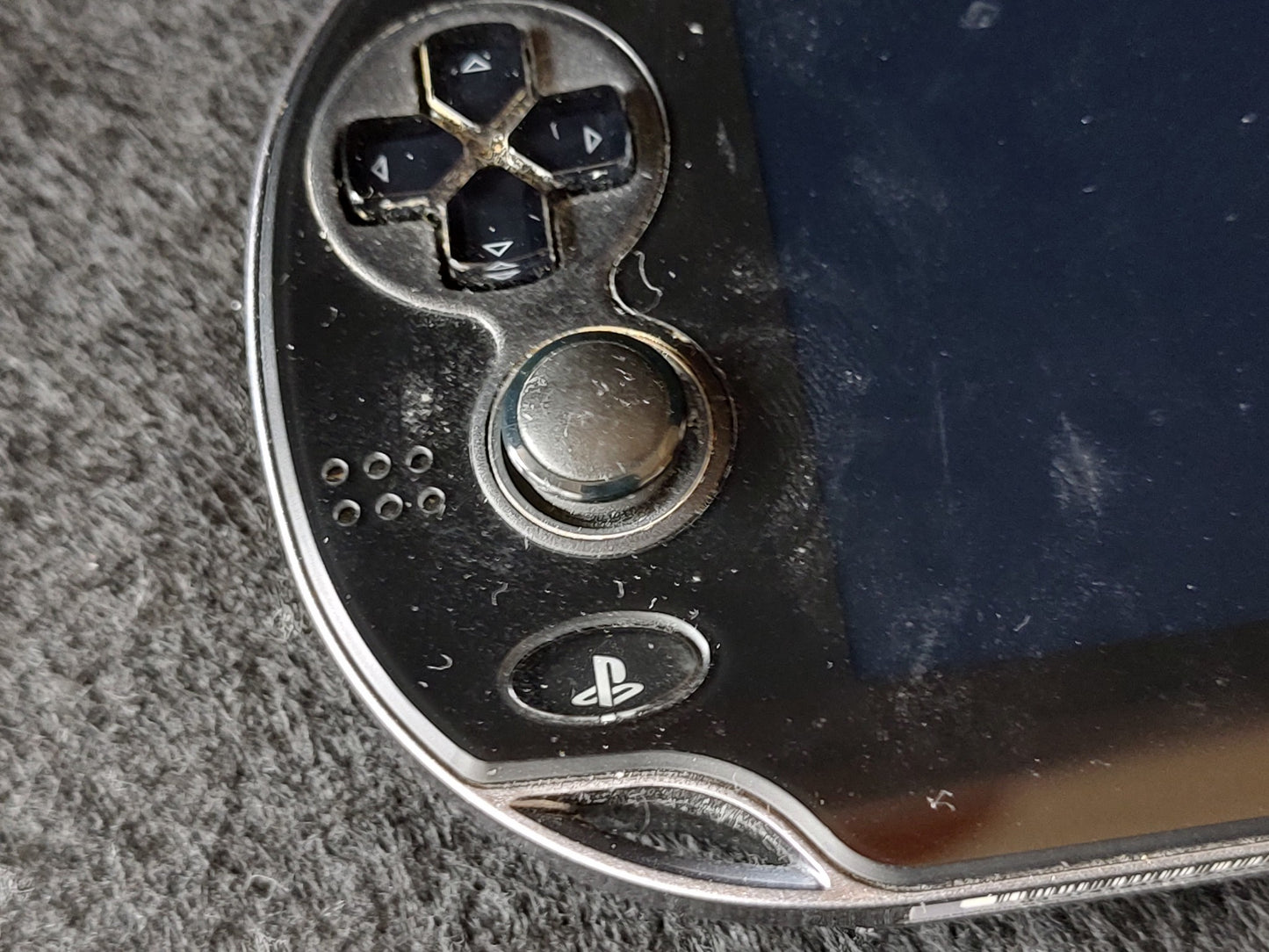 SONY PS Vita PCH-1100 Black Console, w/Manual Box set, Working-f0623-