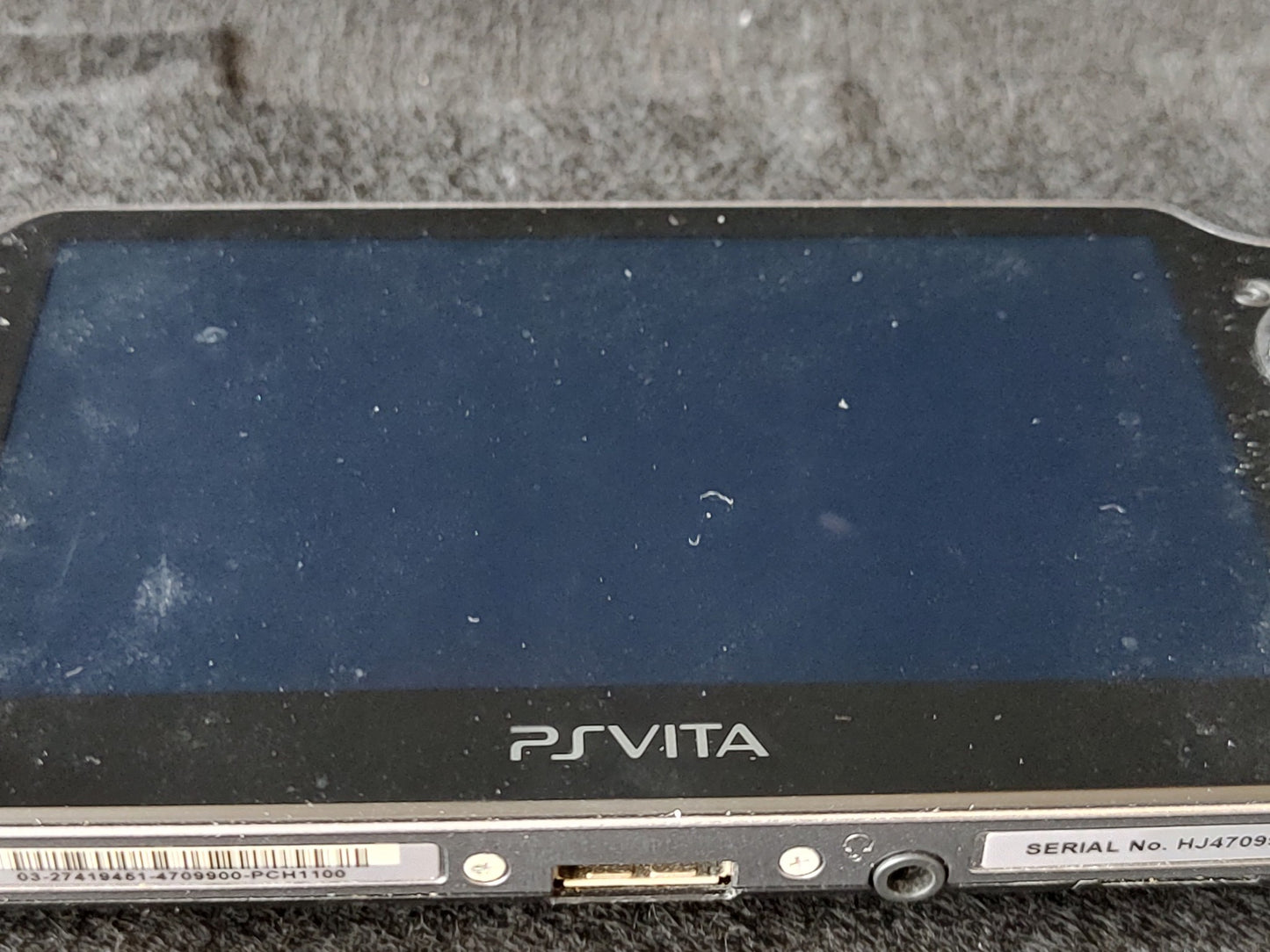 SONY PS Vita PCH-1100 Black Console, w/Manual Box set, Working-f0623-