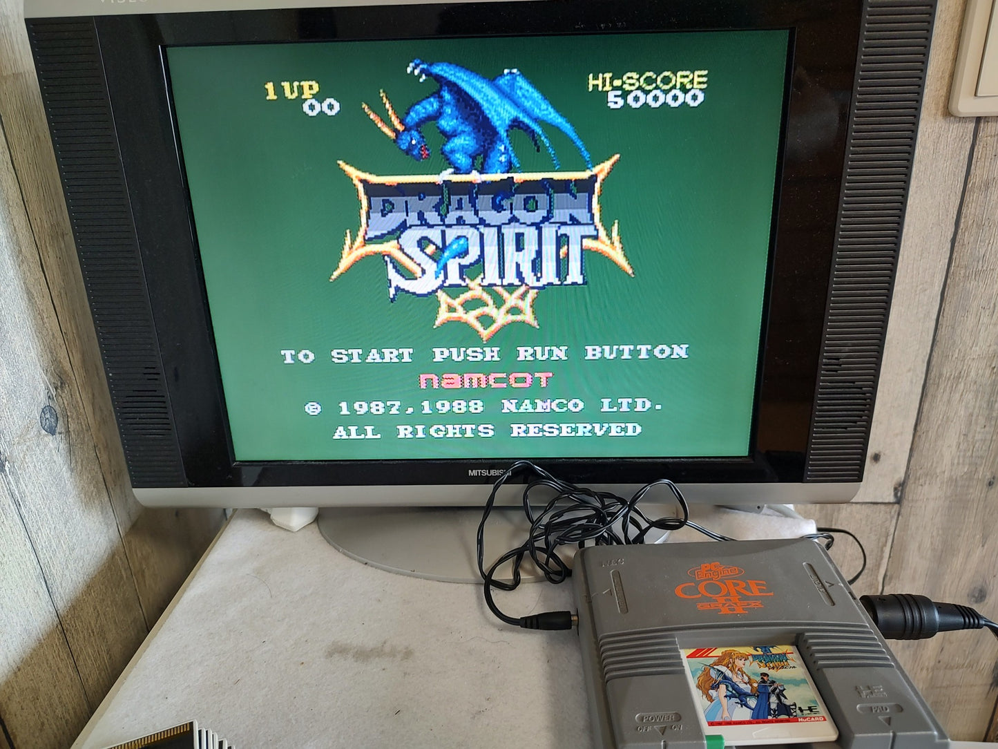 Dragon Spirit NEC PC Engine TurboGrafx-16 PCE game/Hu-Card only tested-f0623-