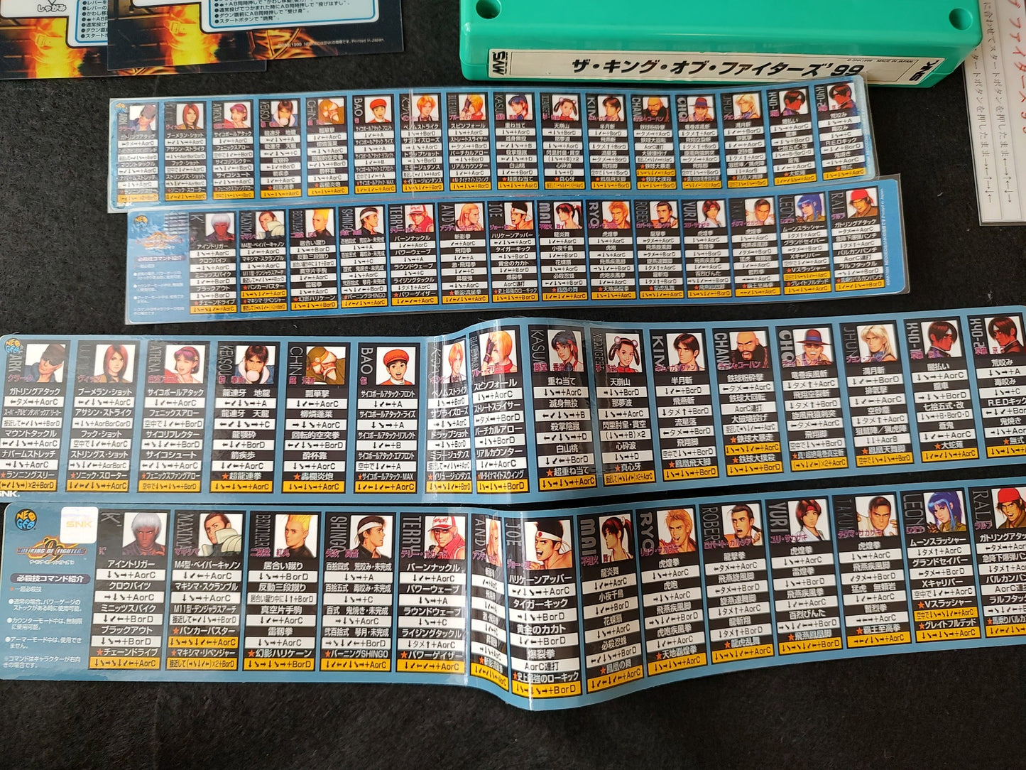 The King of Fighters '99 KOF99 SNK NEOGEO MVS Arcade Cartridge Tested-f0628-1