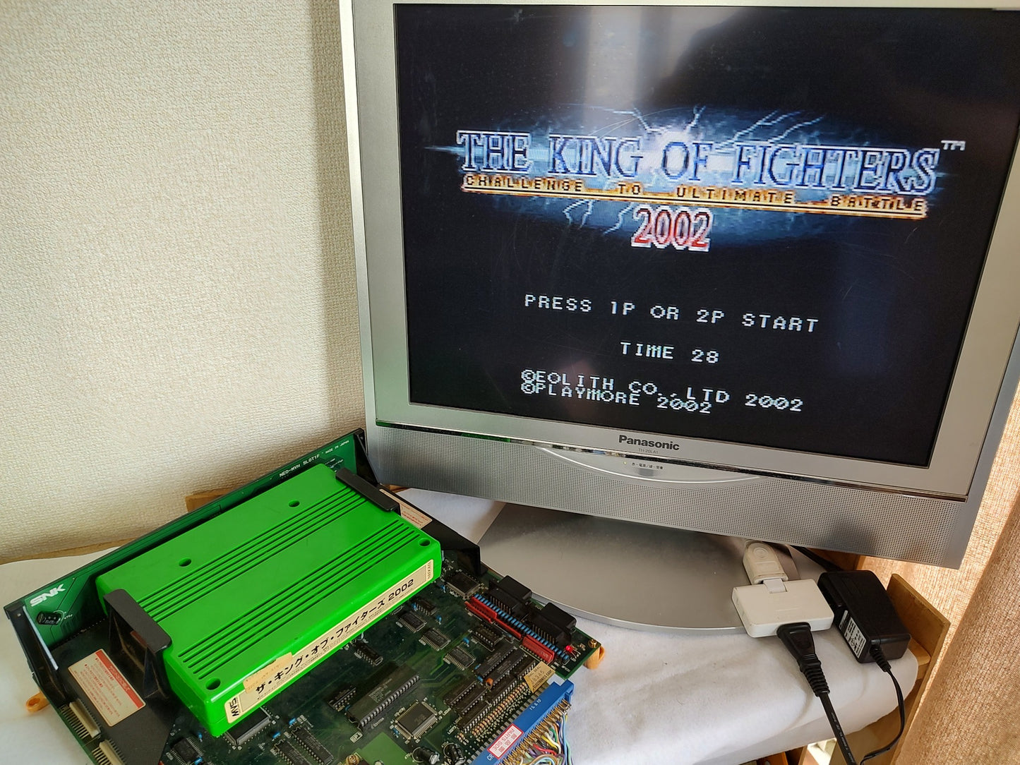 The King of Fighters 2002 KOF2002 SNK NEOGEO MVS Arcade Cartridge Tested-f0628-5